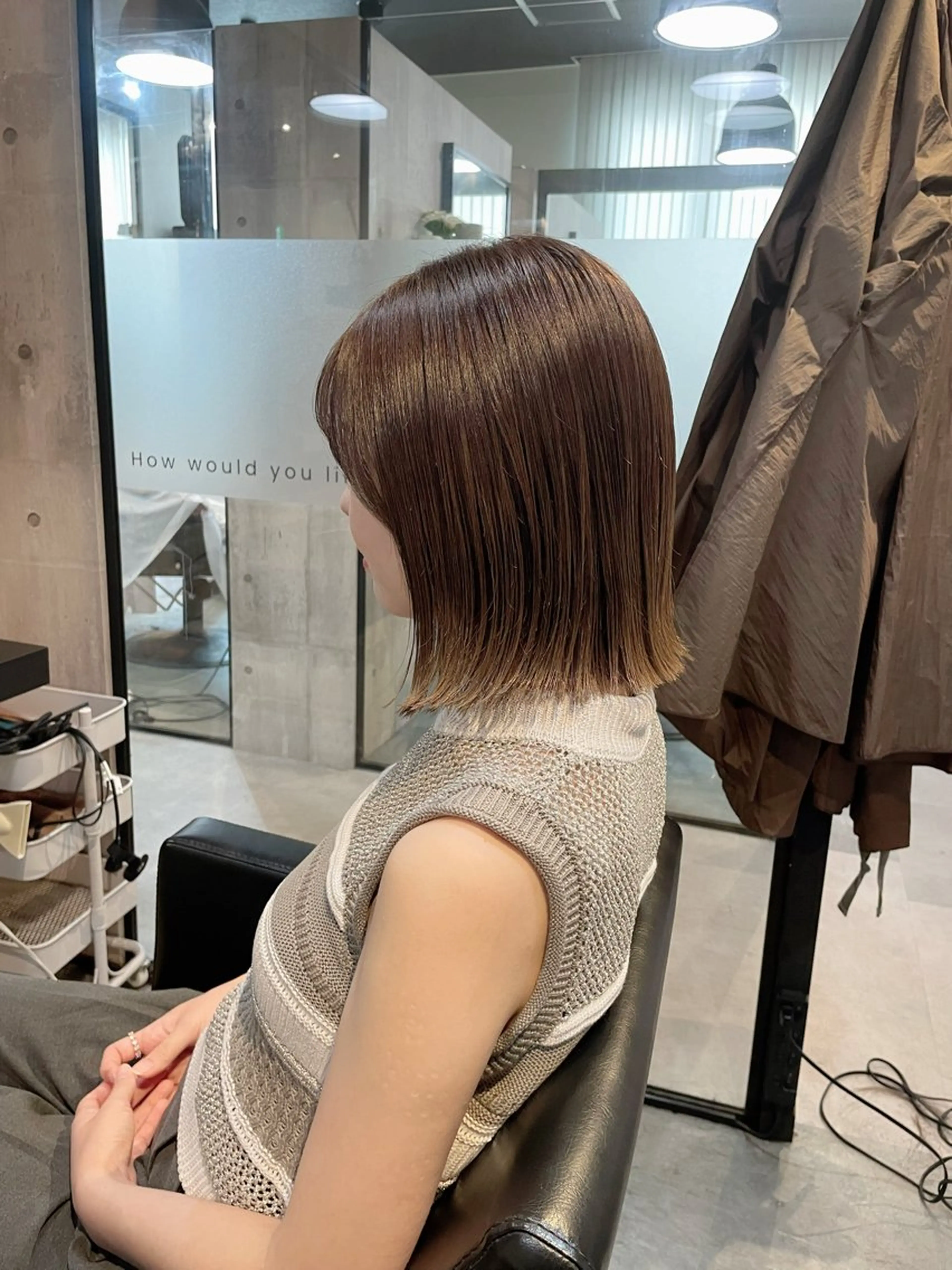 ショート カラー カット ヘアカラー 👑髪質改善カラー 中垣斗希のヘアスタイル