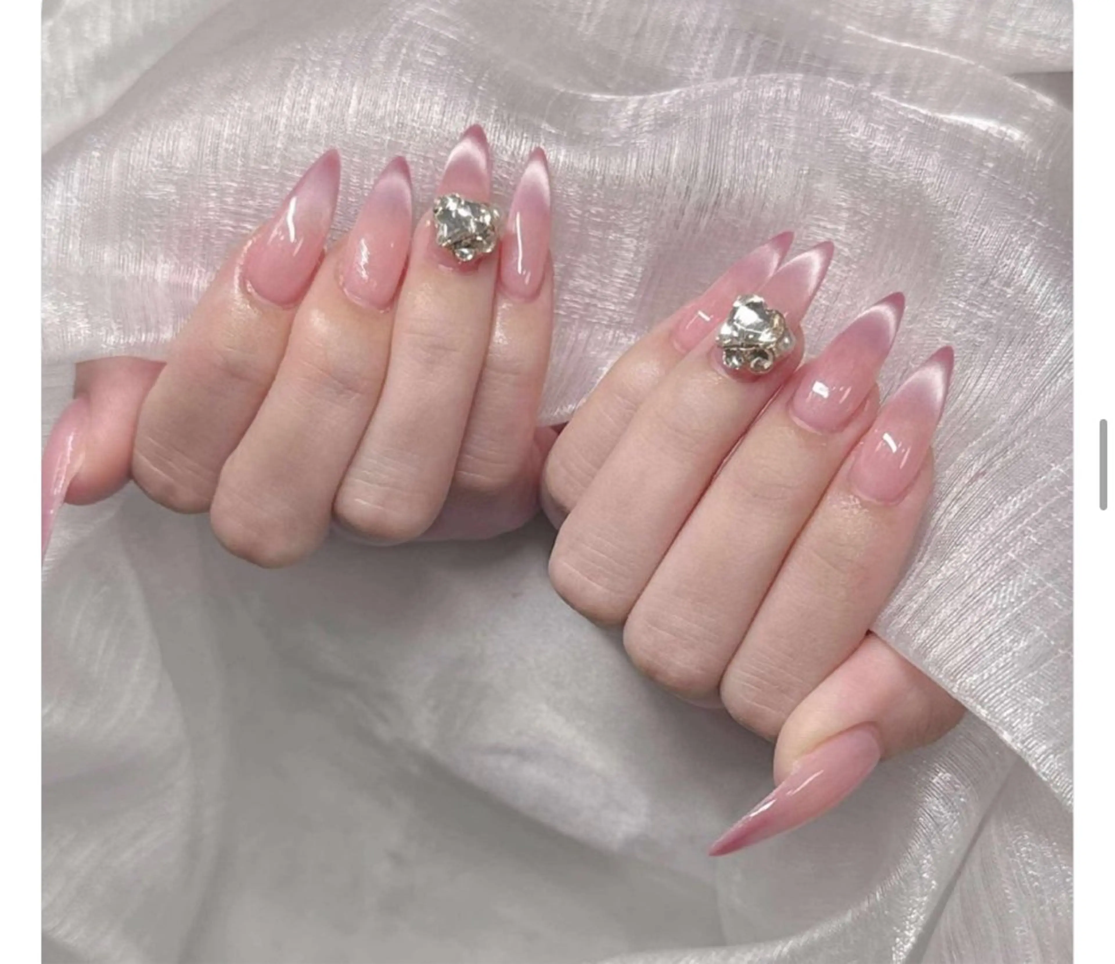 ネイル アートネイル フレンチネイル ジェルネイル 韓国ネイル マグネットネイル ハンドネイル Lenie Nail Okuboのネイルデザイン