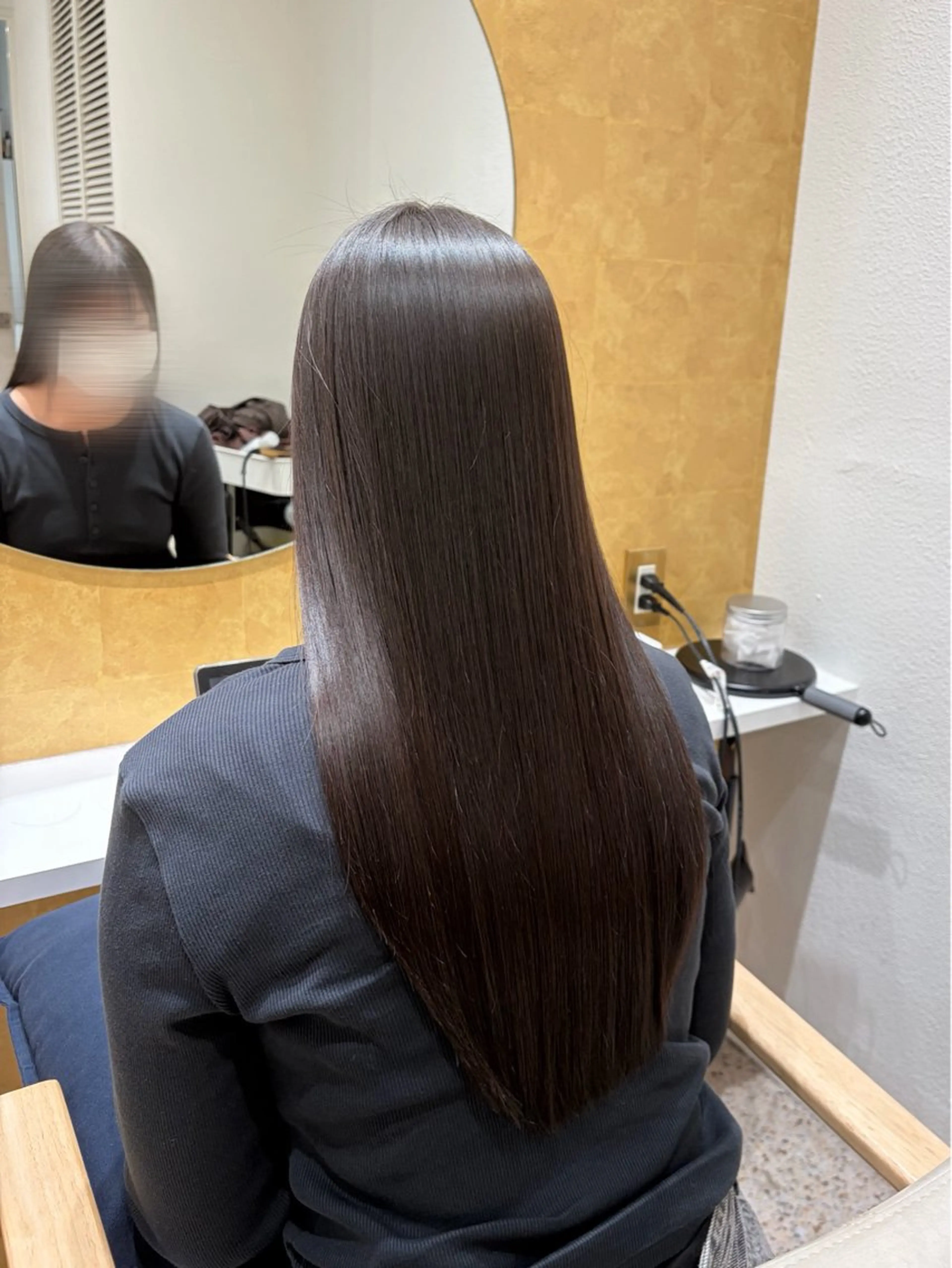 ロング パーマ 縮毛矯正 Zina北千住／ はるか🍄のヘアスタイル