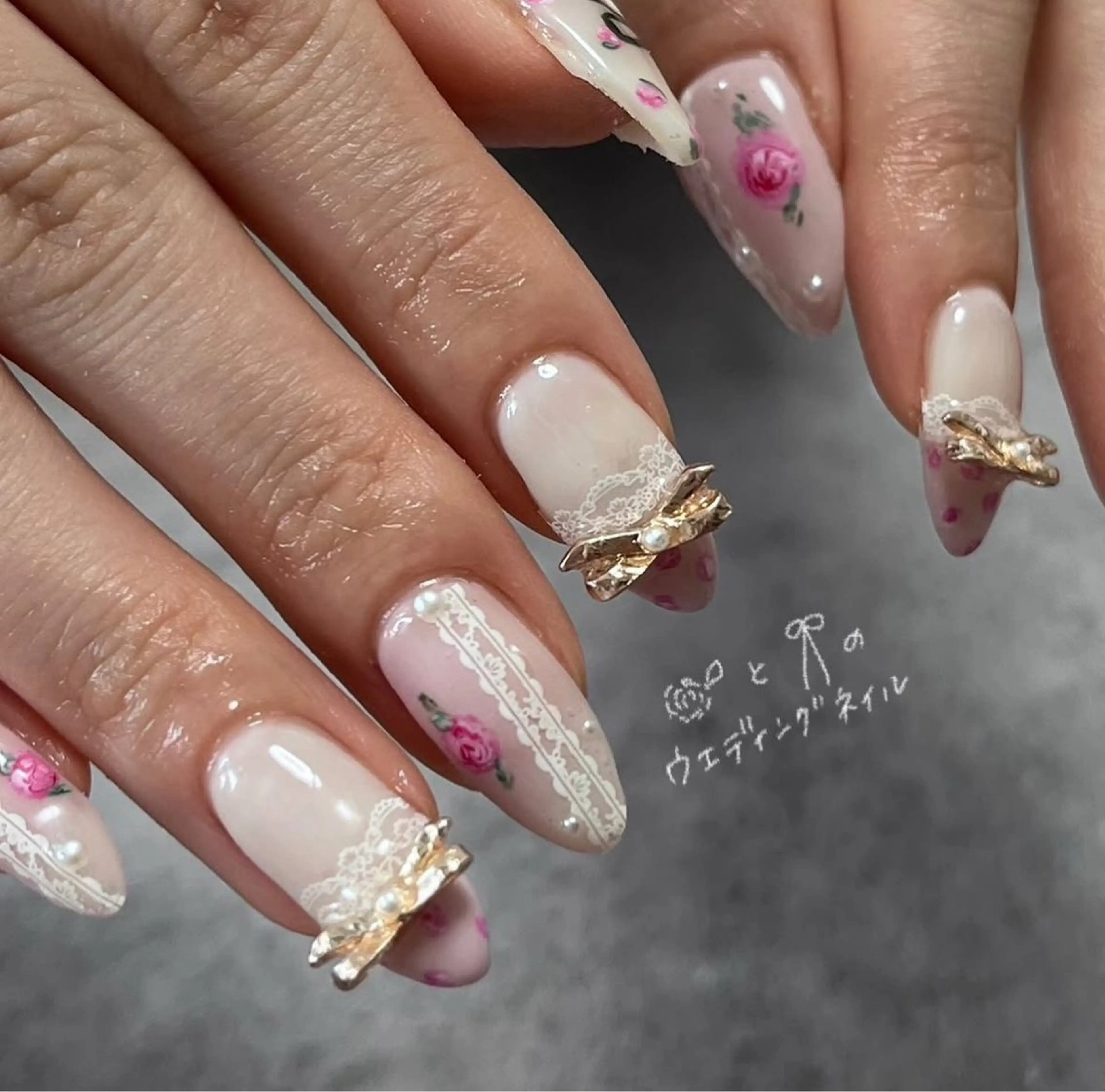 ネイル ハンドネイル KUU🎀♥⑅ フィルイン対応サロンのネイルデザイン