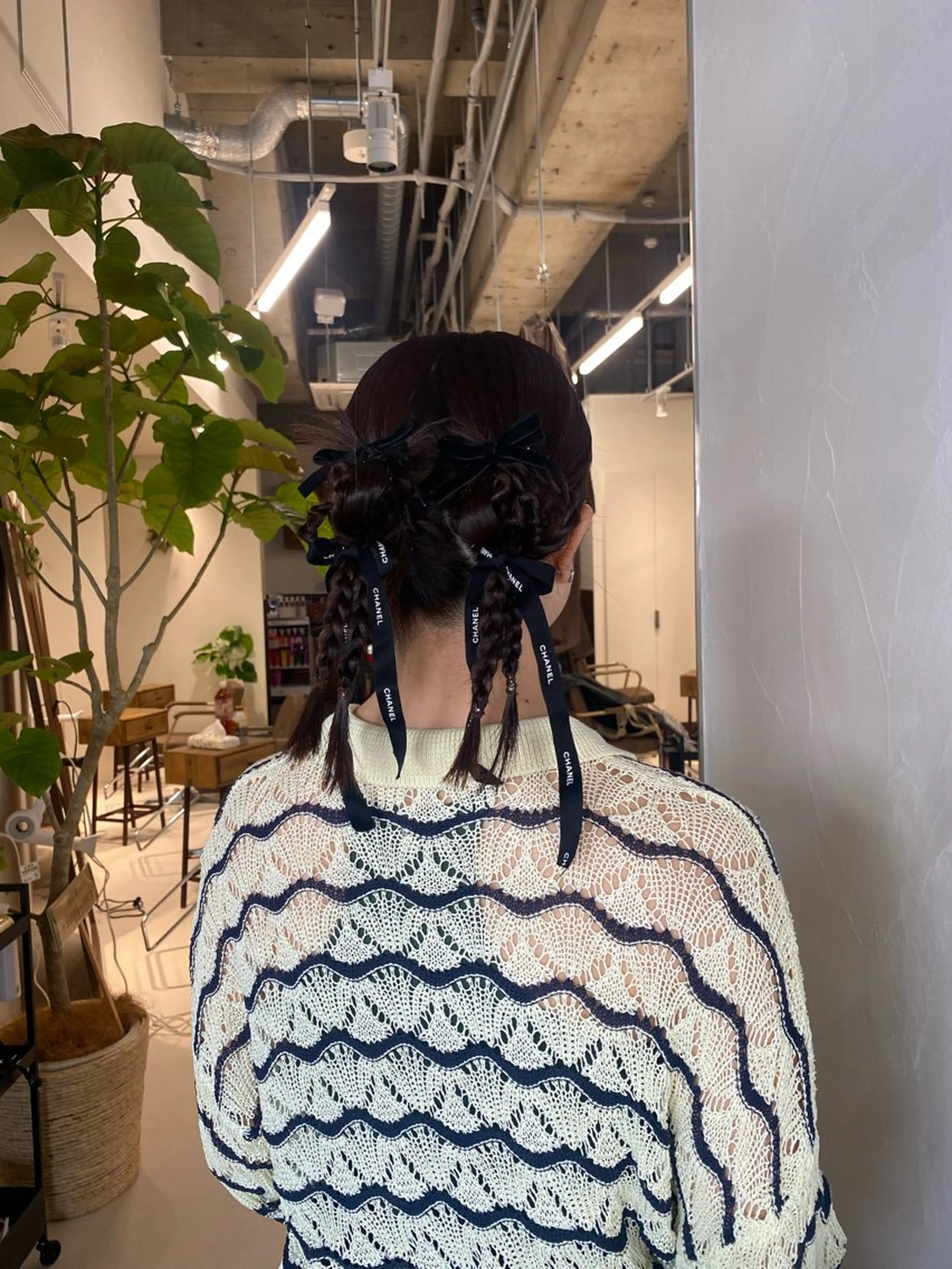 ミディアム ヘアアレンジ 暖色カラー /ヘアアレンジ/花鈴のヘアスタイル