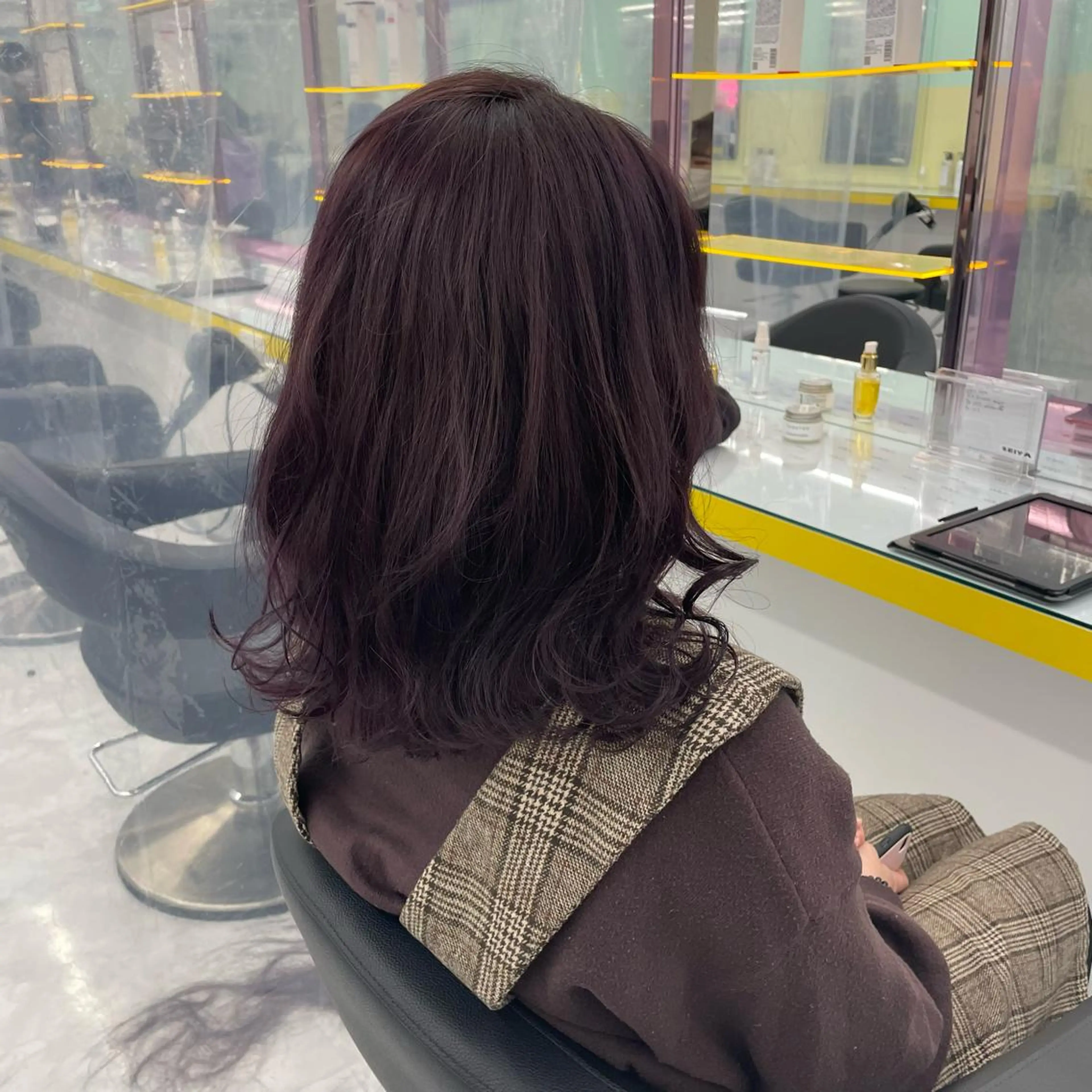 セミロング カラー パーマ ヘアアレンジ メンズ アイブロウ ヘアカラー トリートメント ヘッドスパ ヘアセット 🪞モテ髪/トレンド 銀座DISCO🪞のヘアスタイル