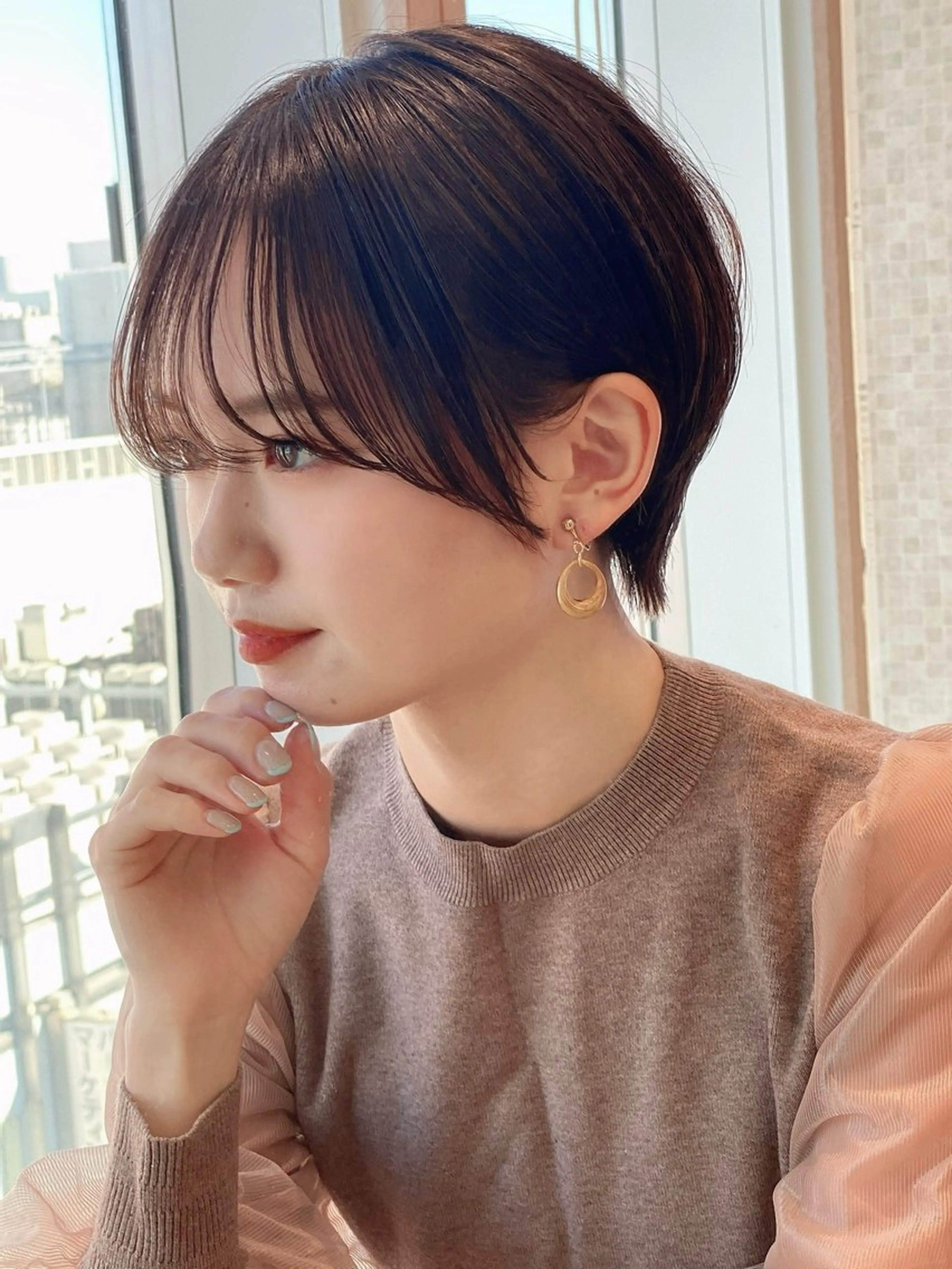 ショート カラー ショートボブ ボブ 似合わせカット ショートヘア 小顔カット カット ヘアカラー トリートメント ショート、ボブの神✨ 峯朋也✂︎✨のヘアスタイル