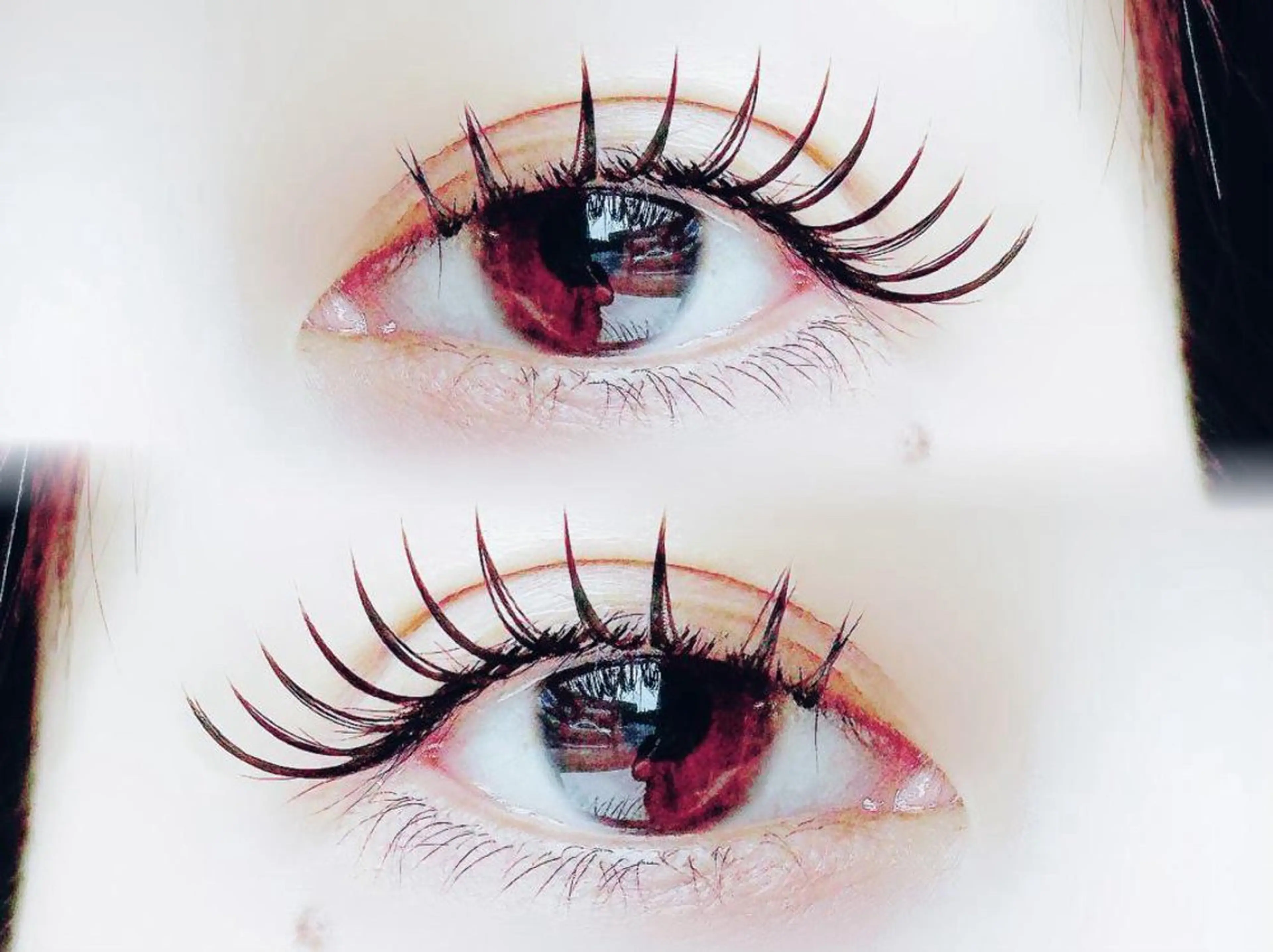 【新規】¥6,000🎀🤍ダブルフラットラッシュ両目60束（120本）＋¥550でLEDに変更可◎の写真