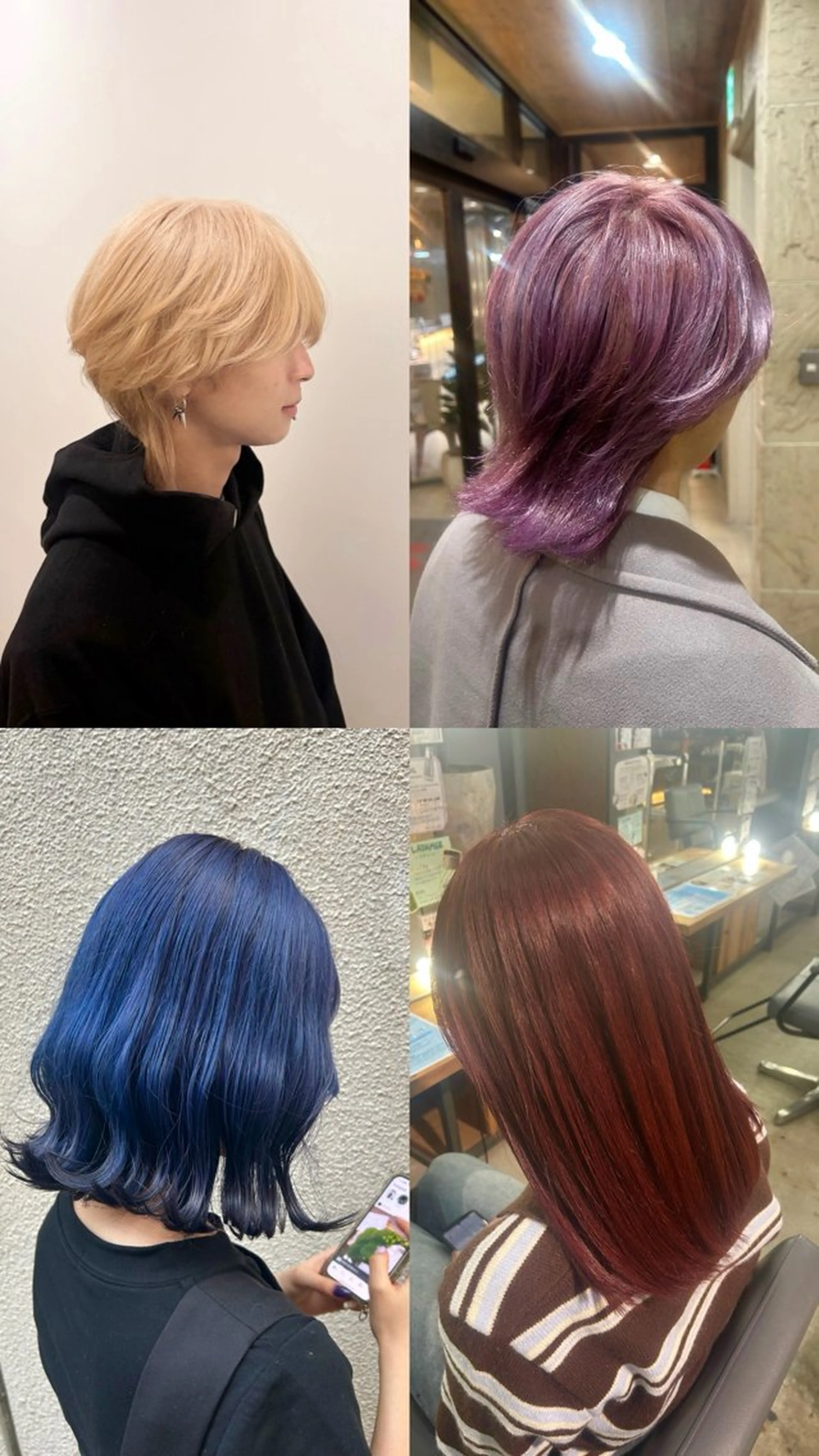 リタッチダブルカラー＋Aujuaクイックトリートメントの写真