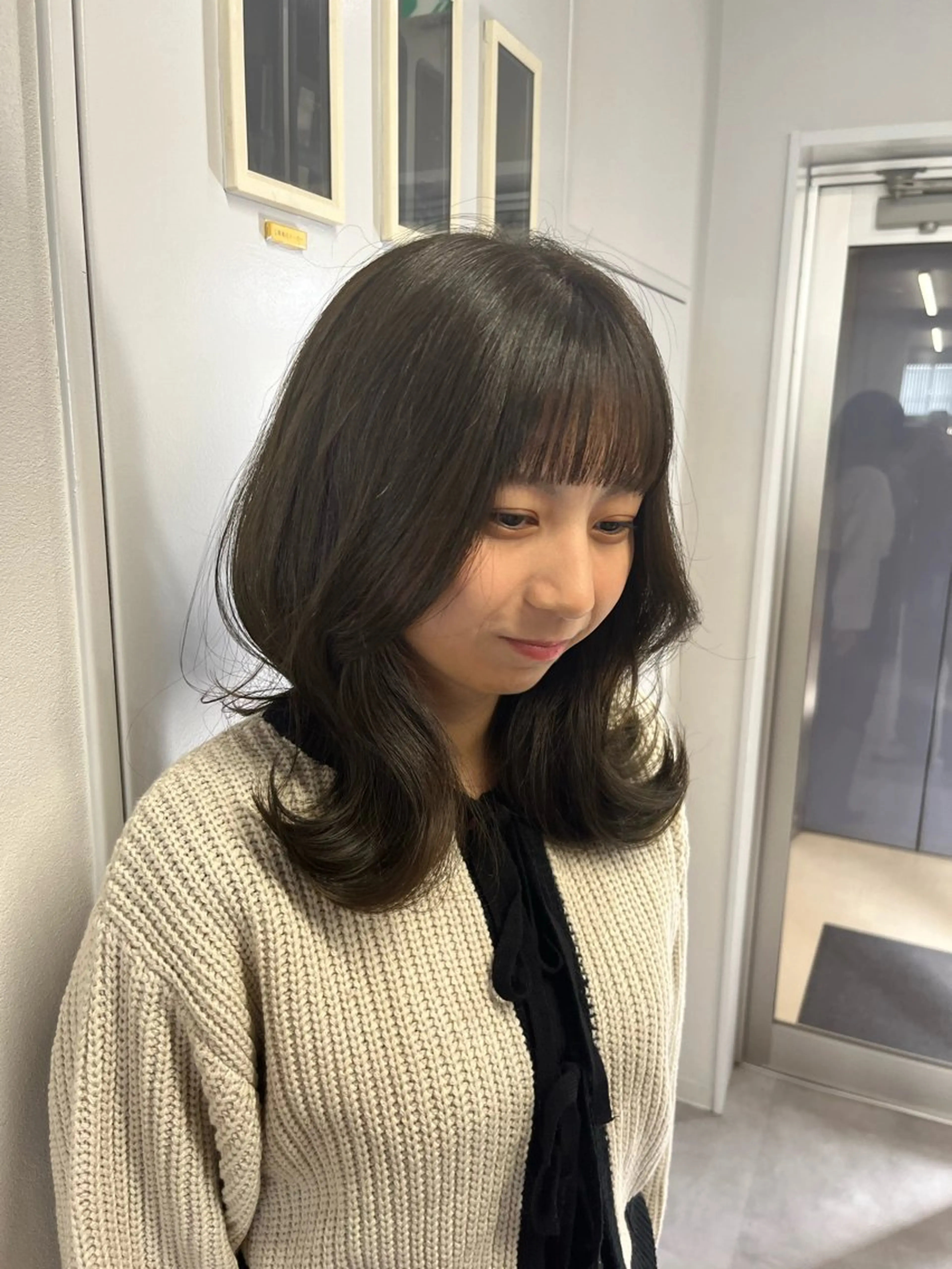 ミディアム カラー 🫧美髪矯正/ 髪質改善/藤平健太のヘアスタイル