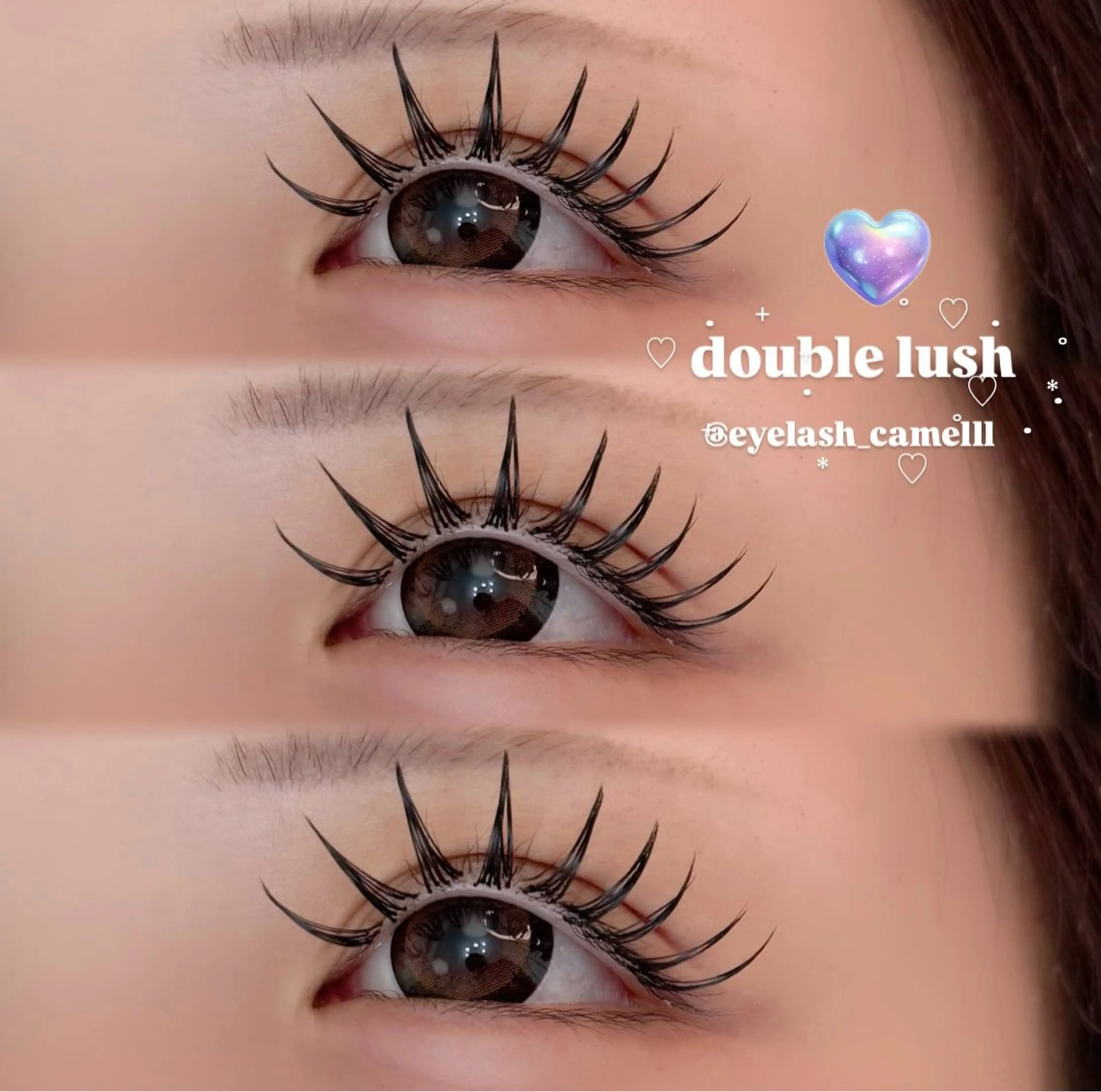 マツエク・マツパ マツエク 【那覇/束感まつ毛 /LED】ｷｬﾒﾙのマツエク・マツパデザイン