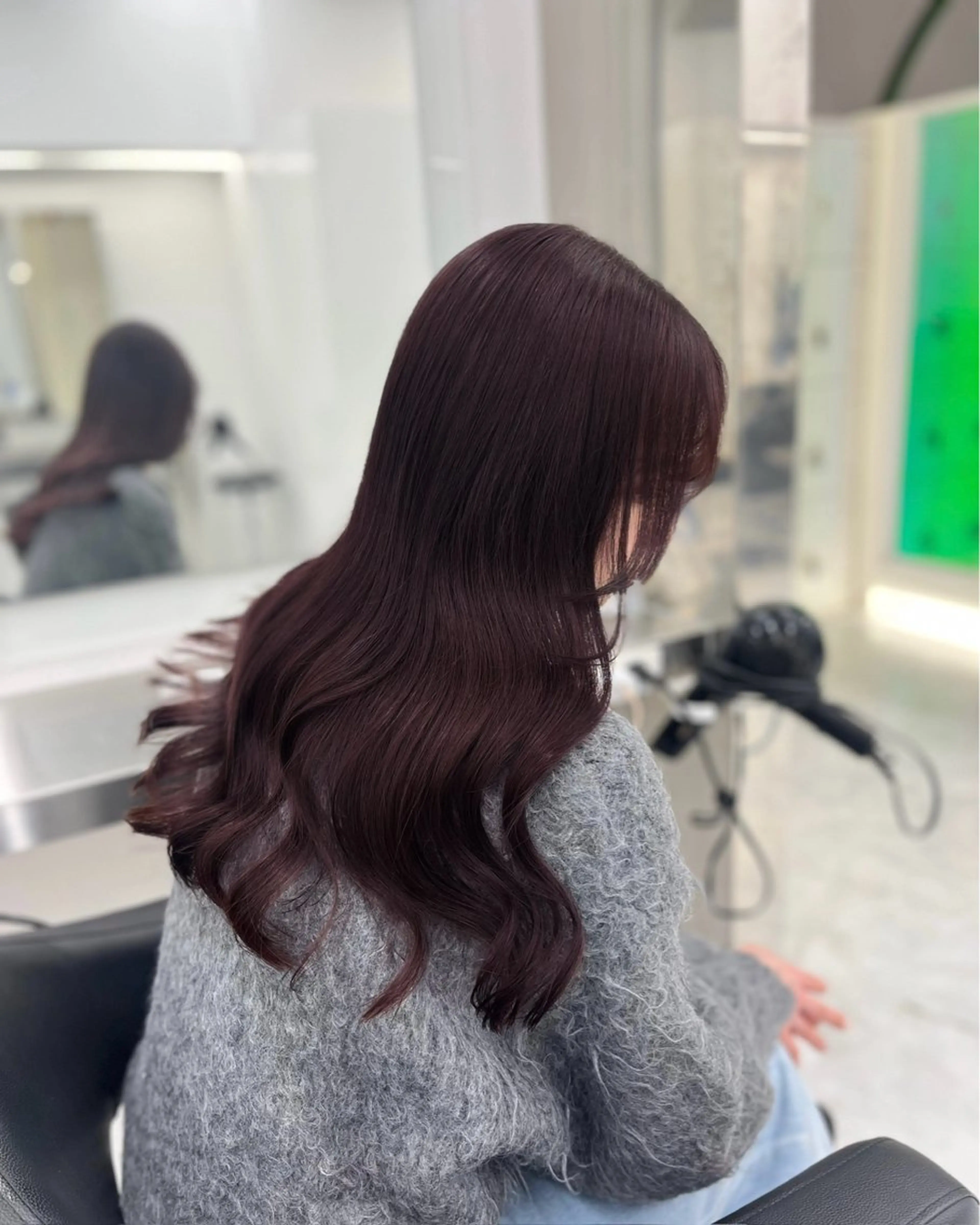 ロング カラー ヘアアレンジ ヘアカラー ヘアセット 🫧‪🎀うる艶暖色 🏹Nanako🎀のヘアスタイル