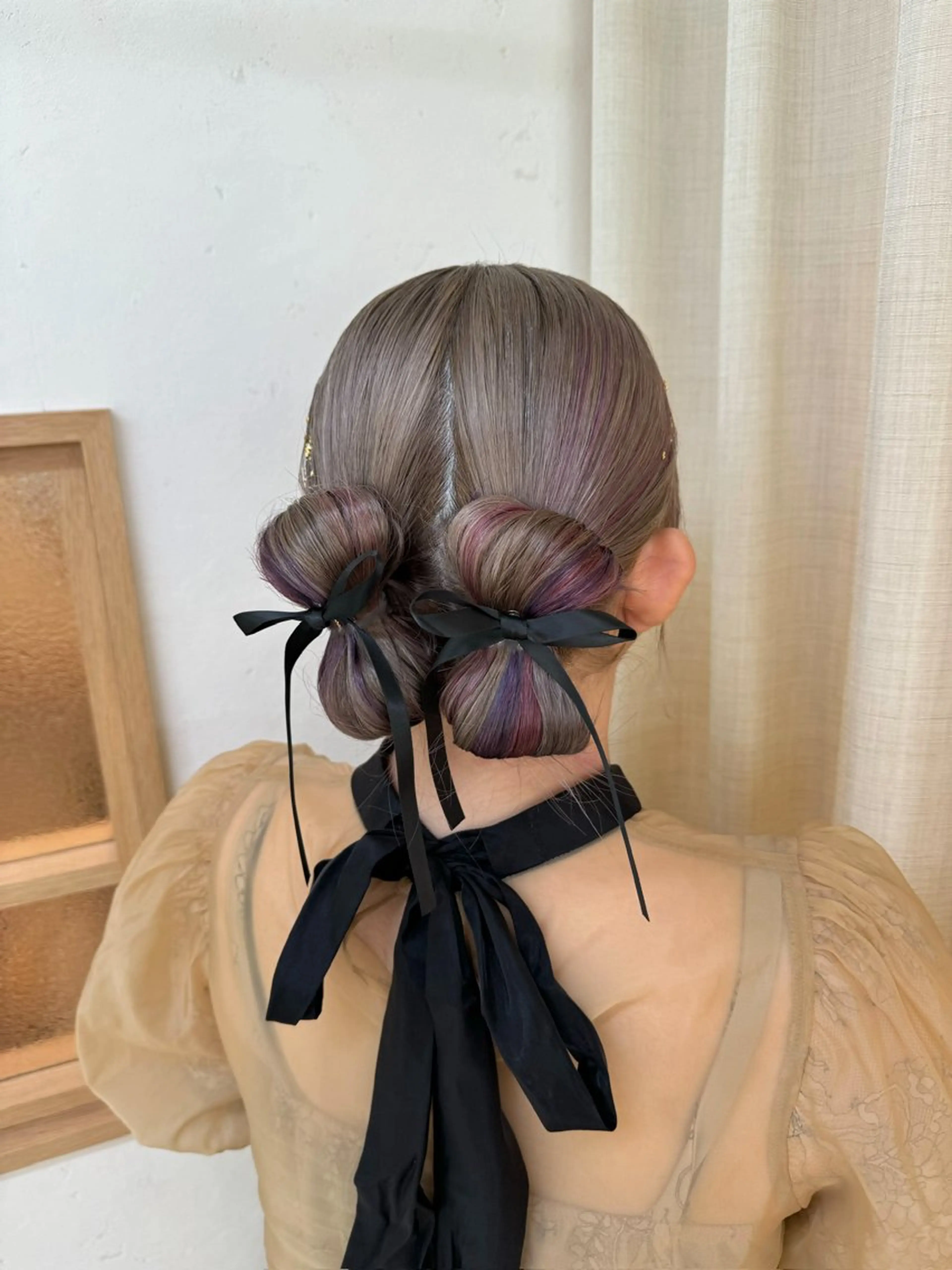 ヘアアレンジ お団子ヘア ヘアセット 参列・イベントヘア♡ ゆいなのヘアスタイル