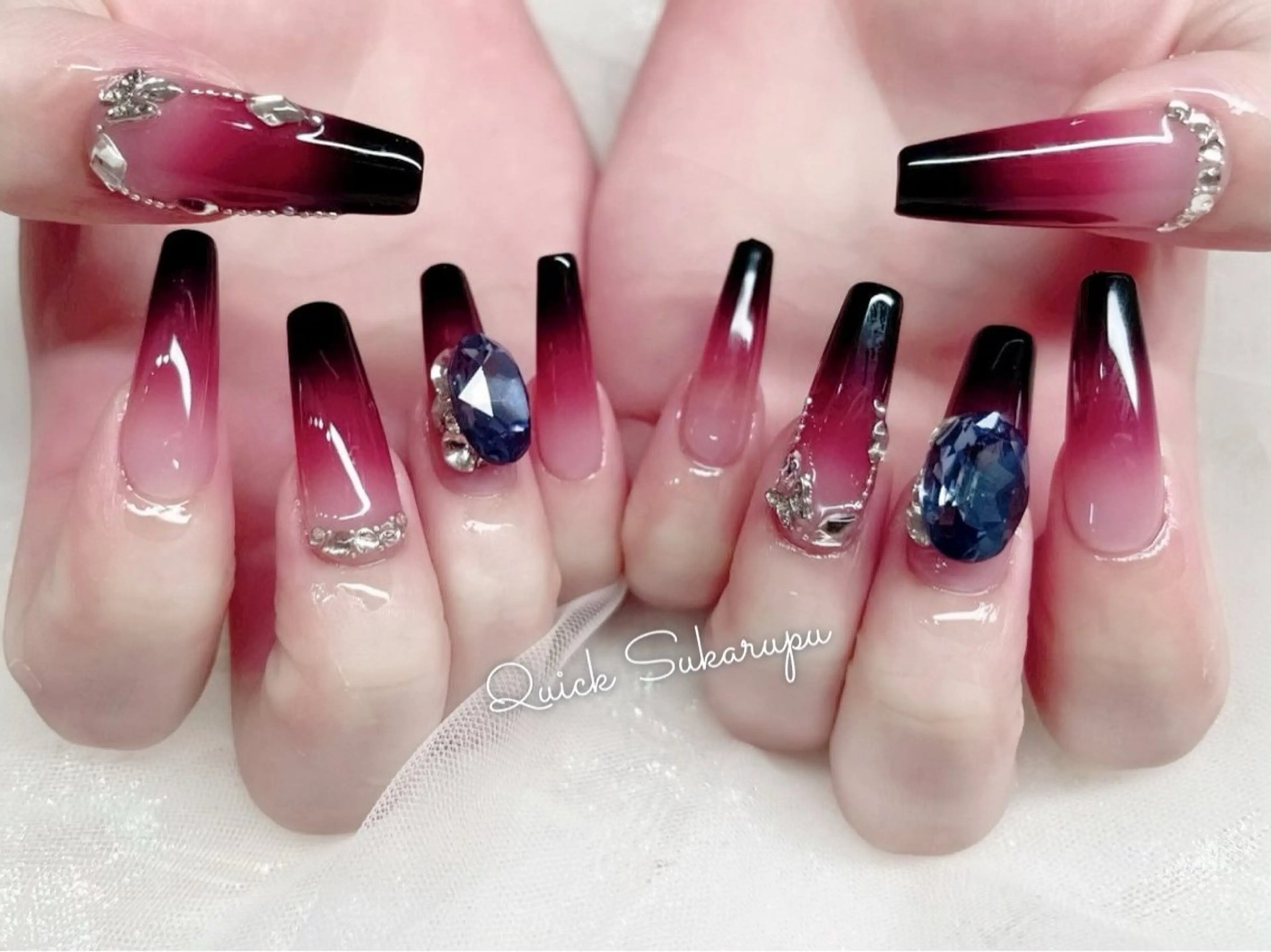 ネイル スカルプネイル ネイルチップ ワンホンネイル Quick Sukarupu 高田馬場店所属・Quick Sukarupuのネイルデザイン