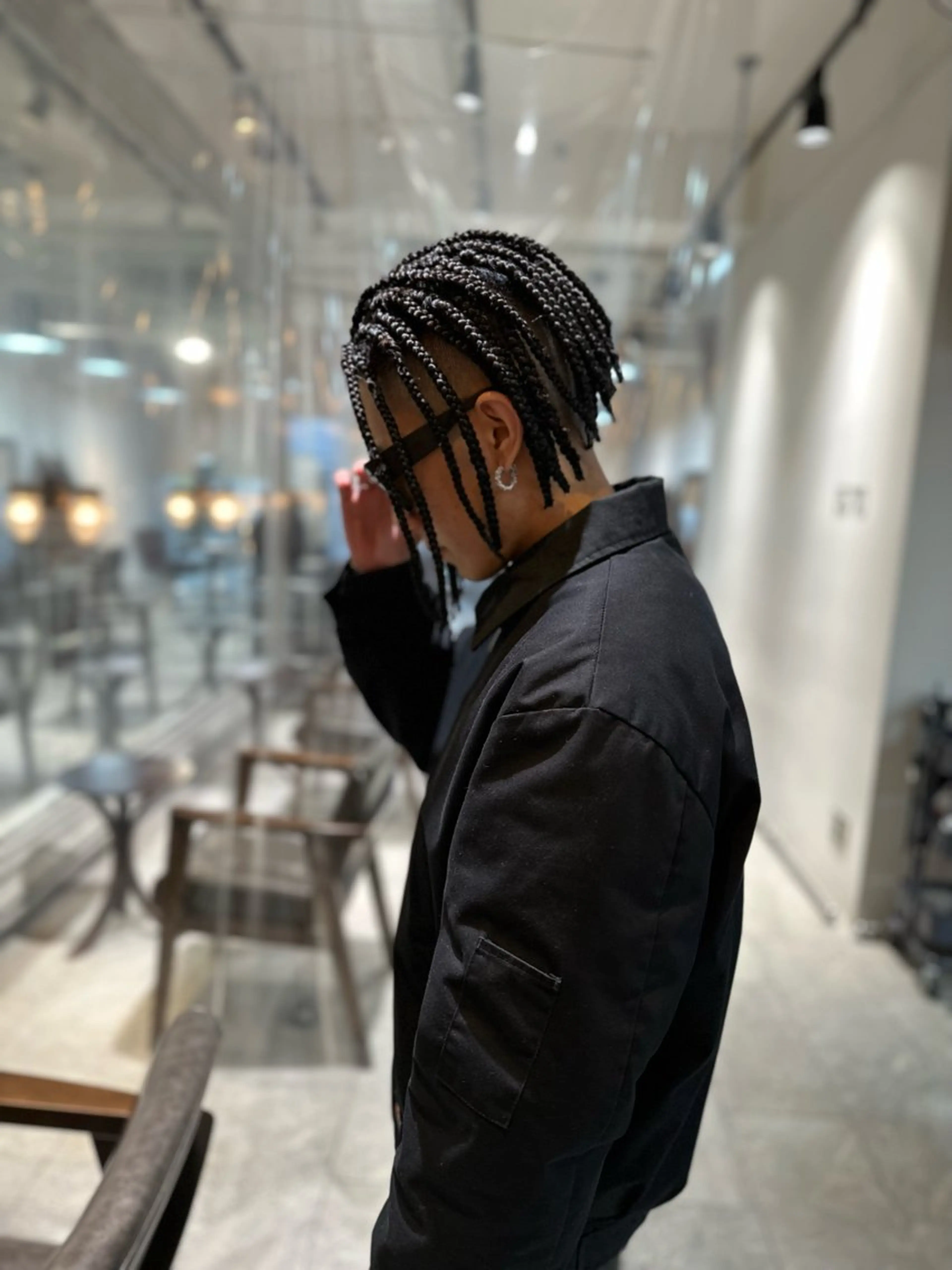 ミディアム ヘアアレンジ メンズ キッズ エクステ エクステ ヘアセット BRAIDS💎愛子 大人ハイライト💎のヘアスタイル