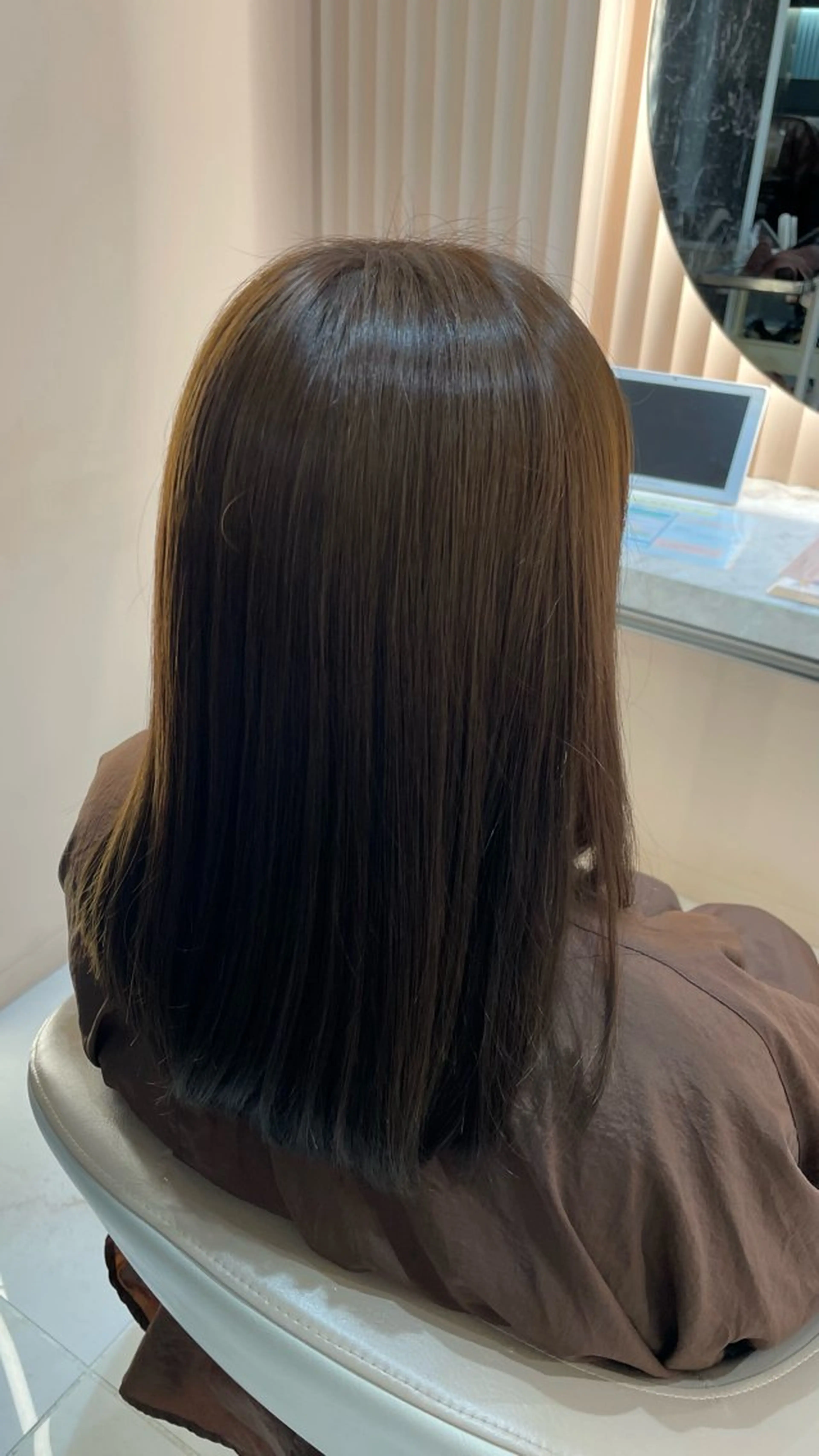 ロング カラー ブラウンカラー 透明感カラー せい めいのヘアスタイル