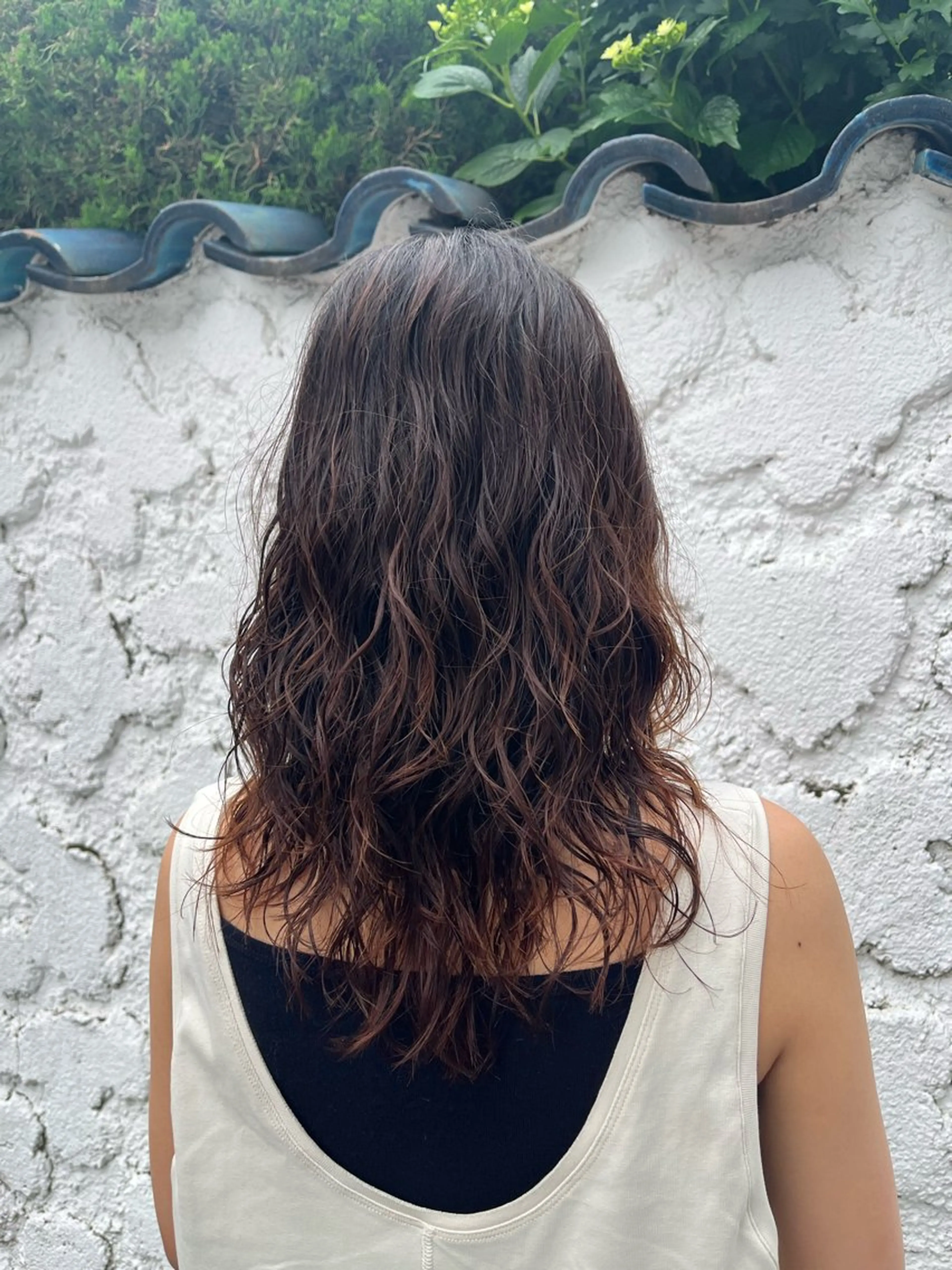 セミロング セミロングパーマ カット パーマ トリートメント レイヤー／前髪／顔 周りakaneのヘアスタイル