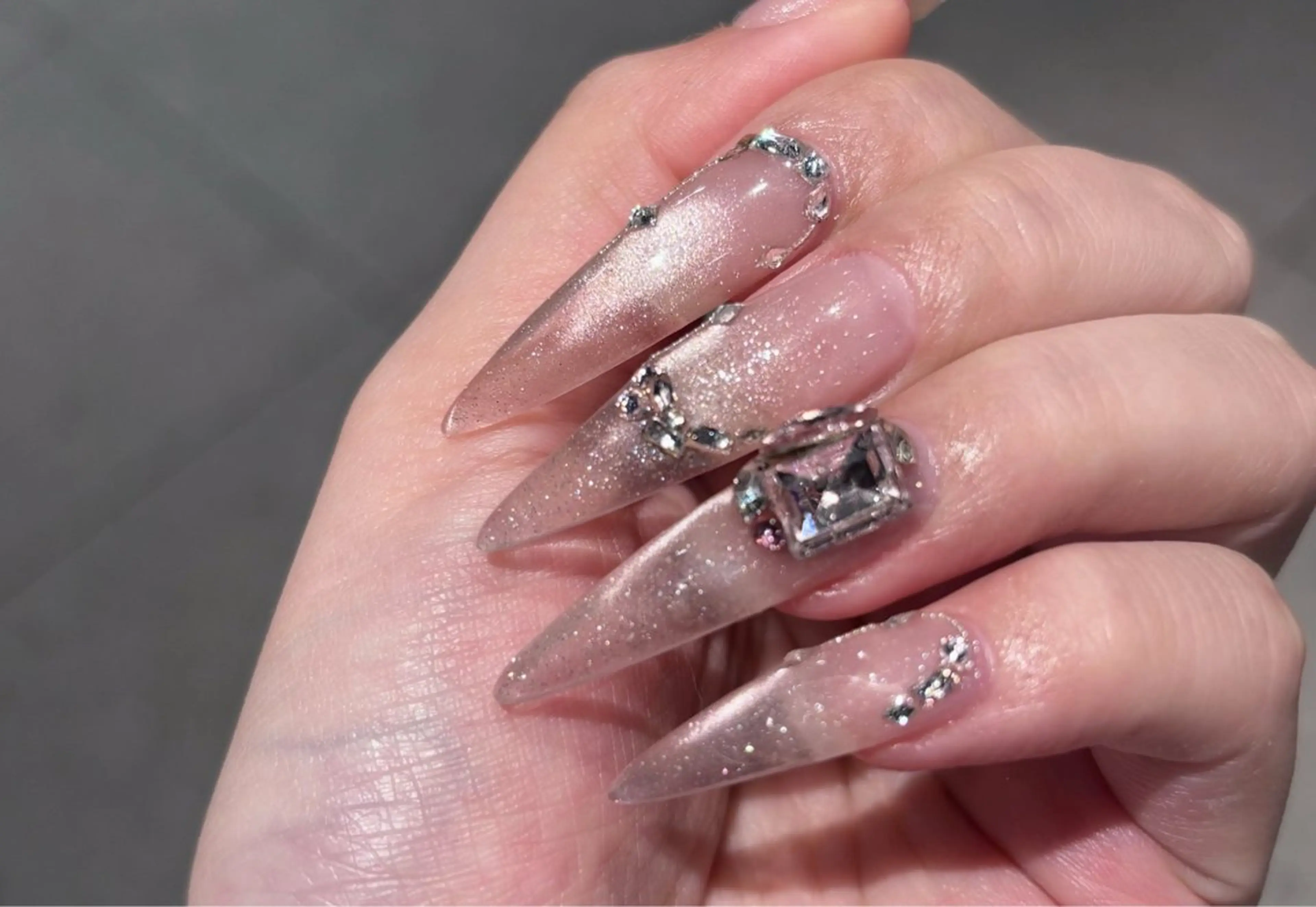 【10本長さだし】（オフなし）フラッシュネイル￥4980の写真