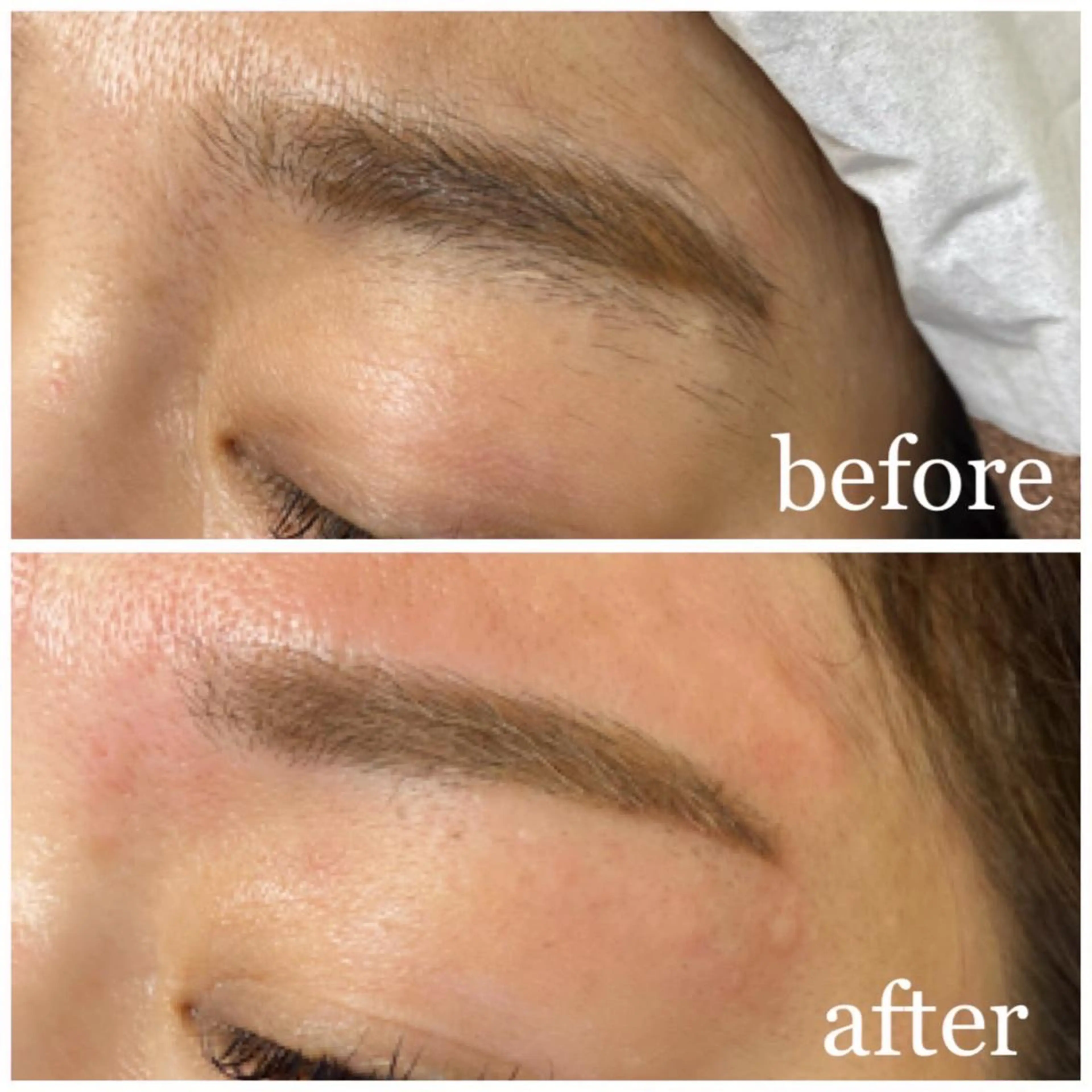 アイブロウ ワックス脱毛 束感まつげ🤍 hikaruのマツエク・マツパデザイン