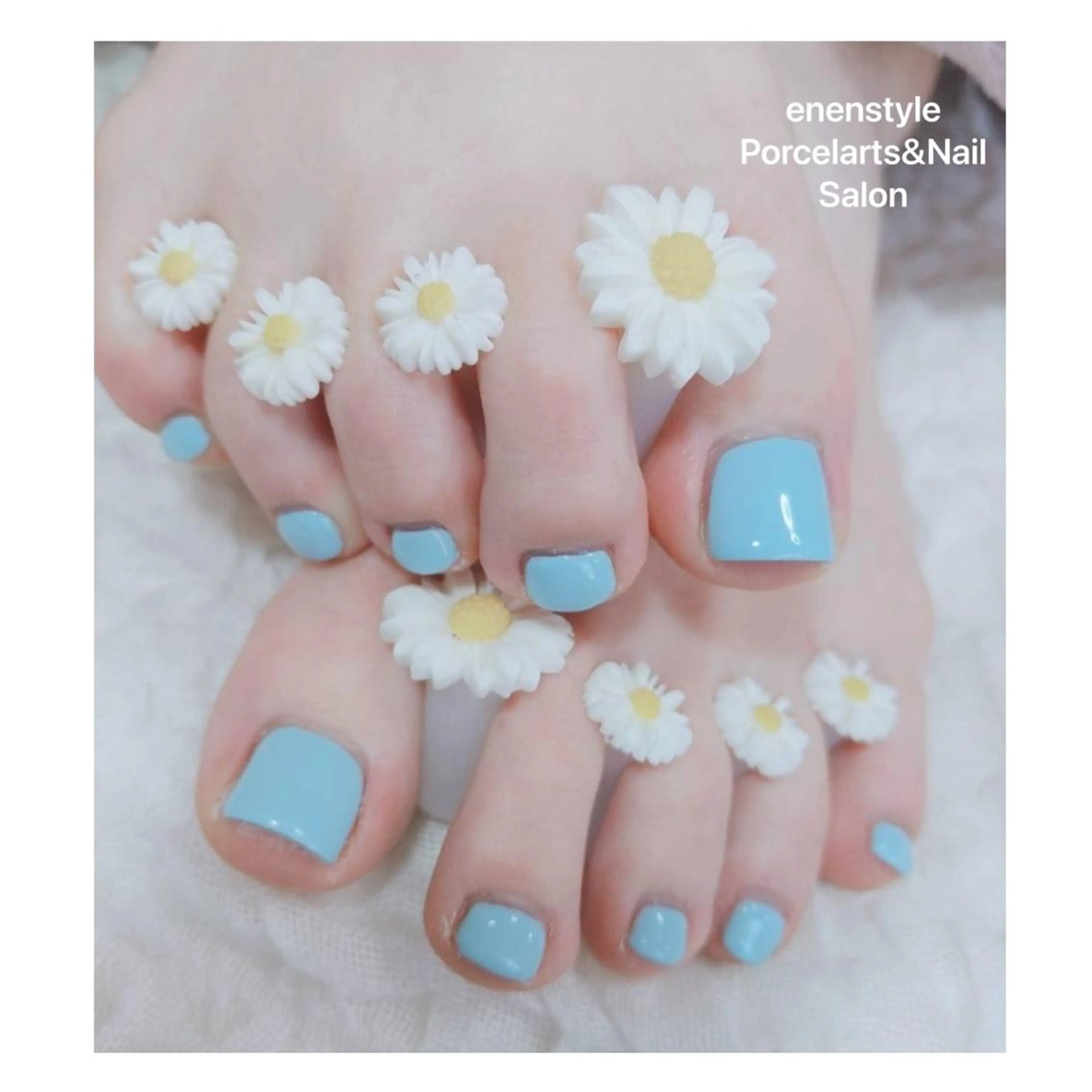 ショート ネイル ハンドネイル フットネイル 👑enen style👑のネイルデザイン