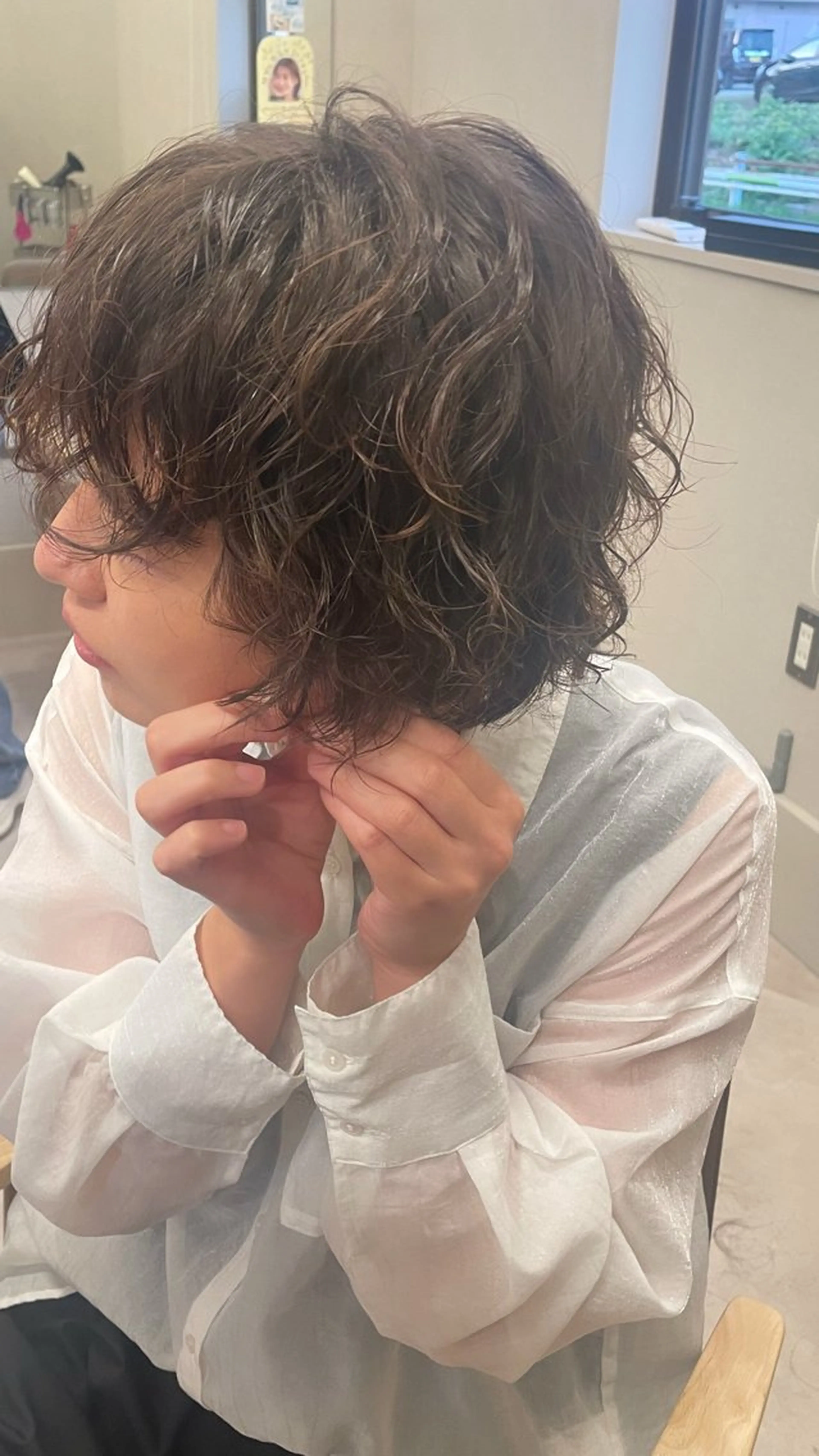 ショート パーマ チグサ ミウのヘアスタイル