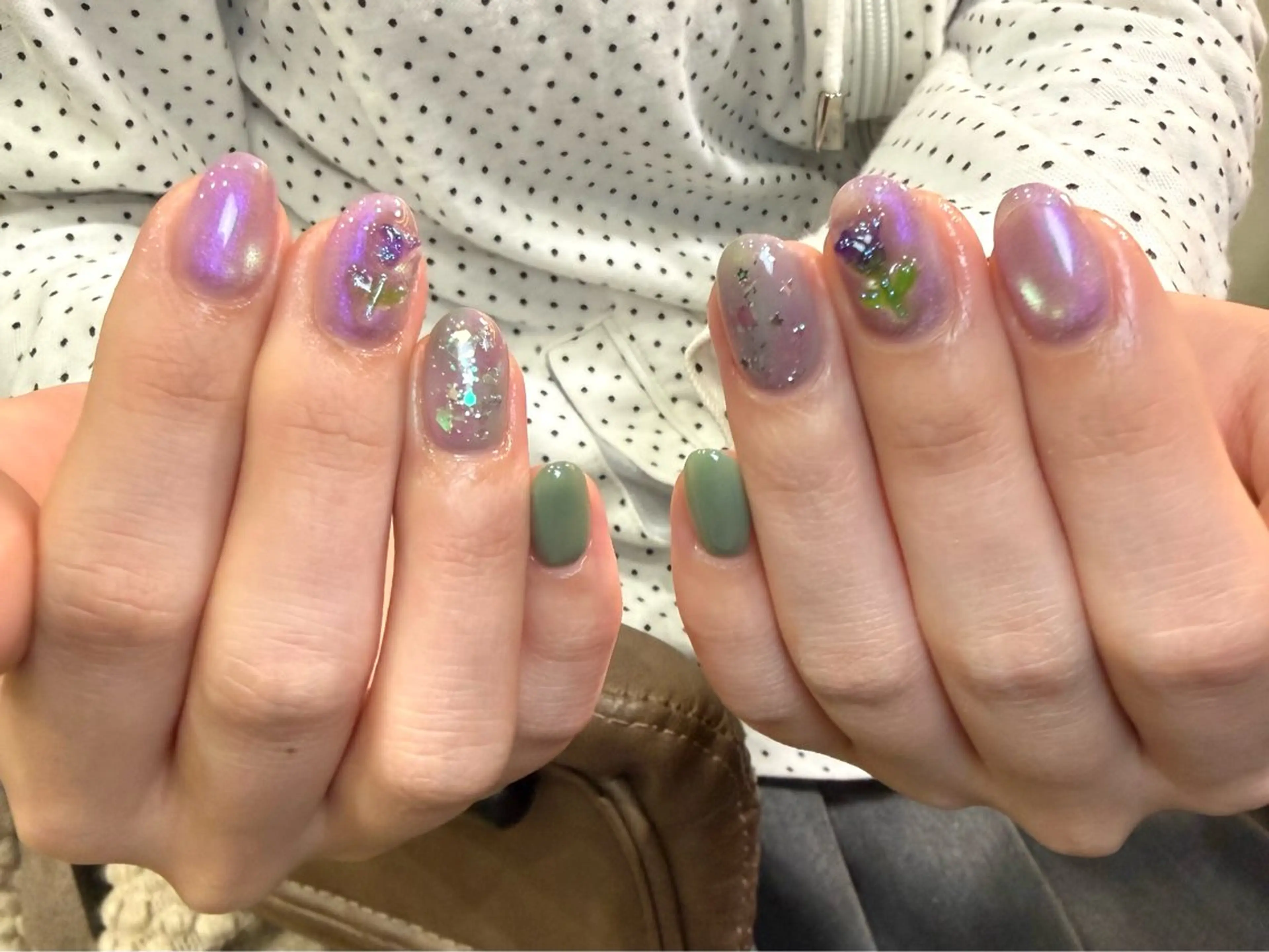 ネイル オフィスネイル シンプルネイル バレンタイン ハンドネイル NutNut 原宿/北参道【ナットナット】所属・清水 夏澪のネイルデザイン