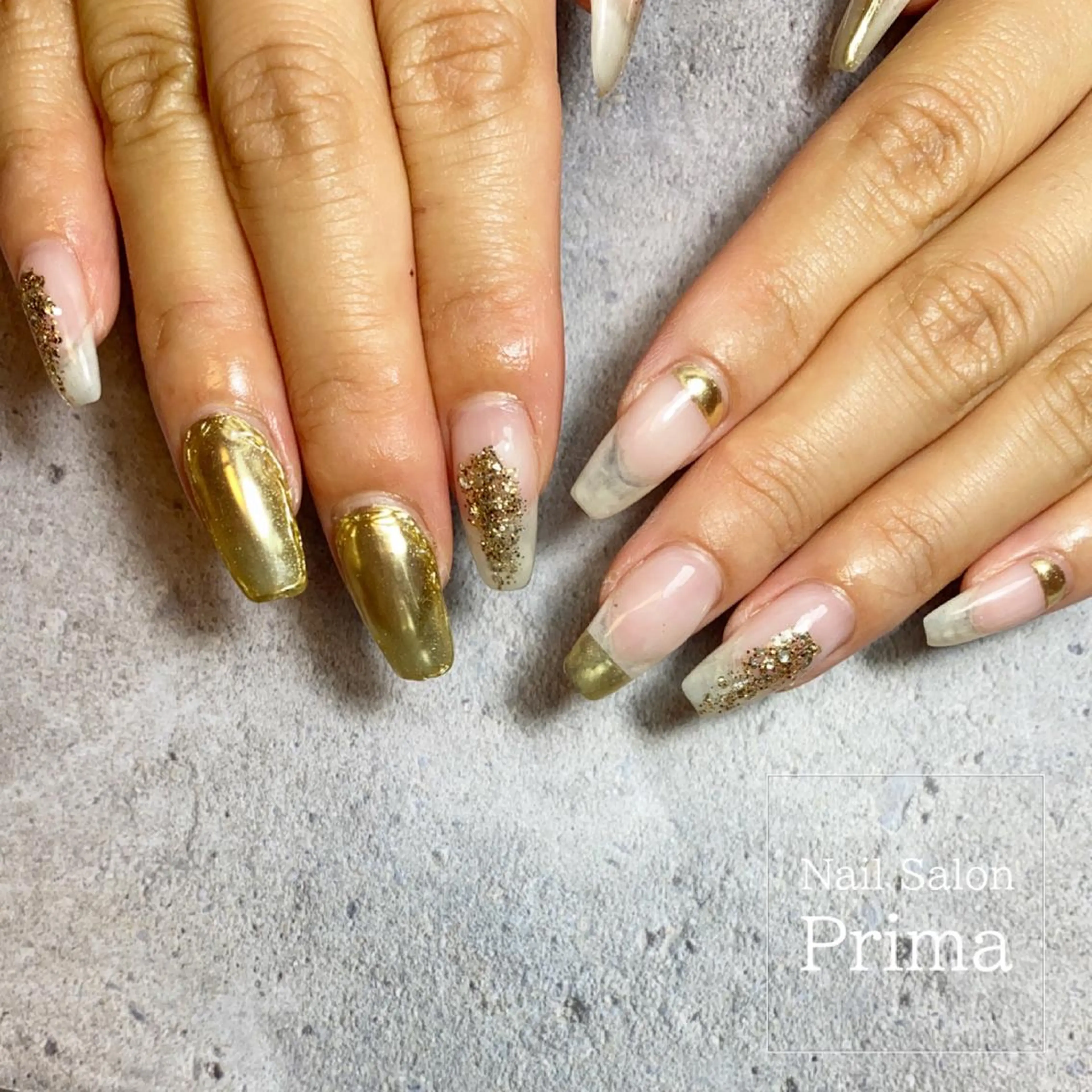 ロング ネイル SalonPrima Nail & Eyeのネイルデザイン