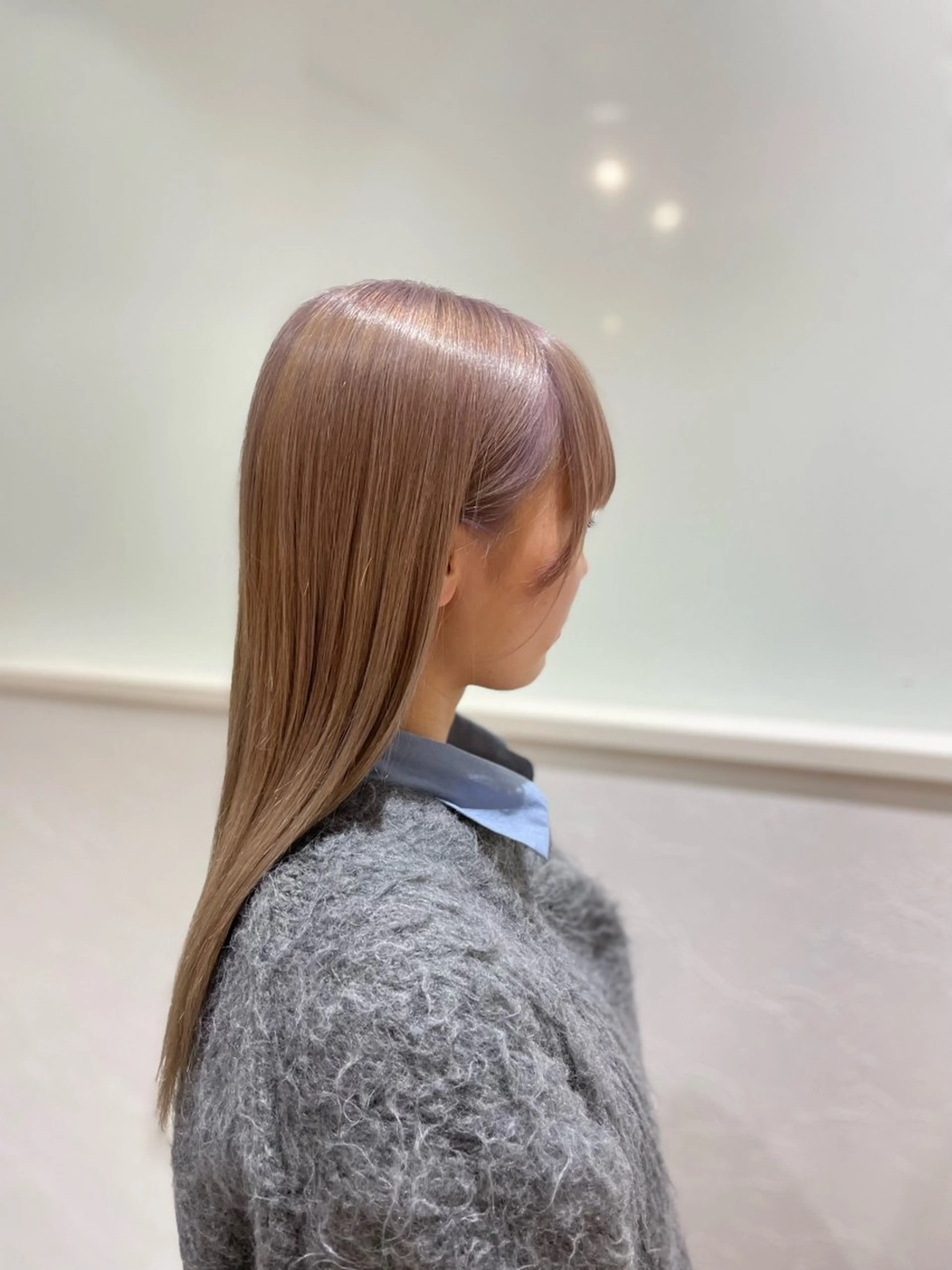 カラー ボブ/艶髪 soleilrukaのヘアスタイル