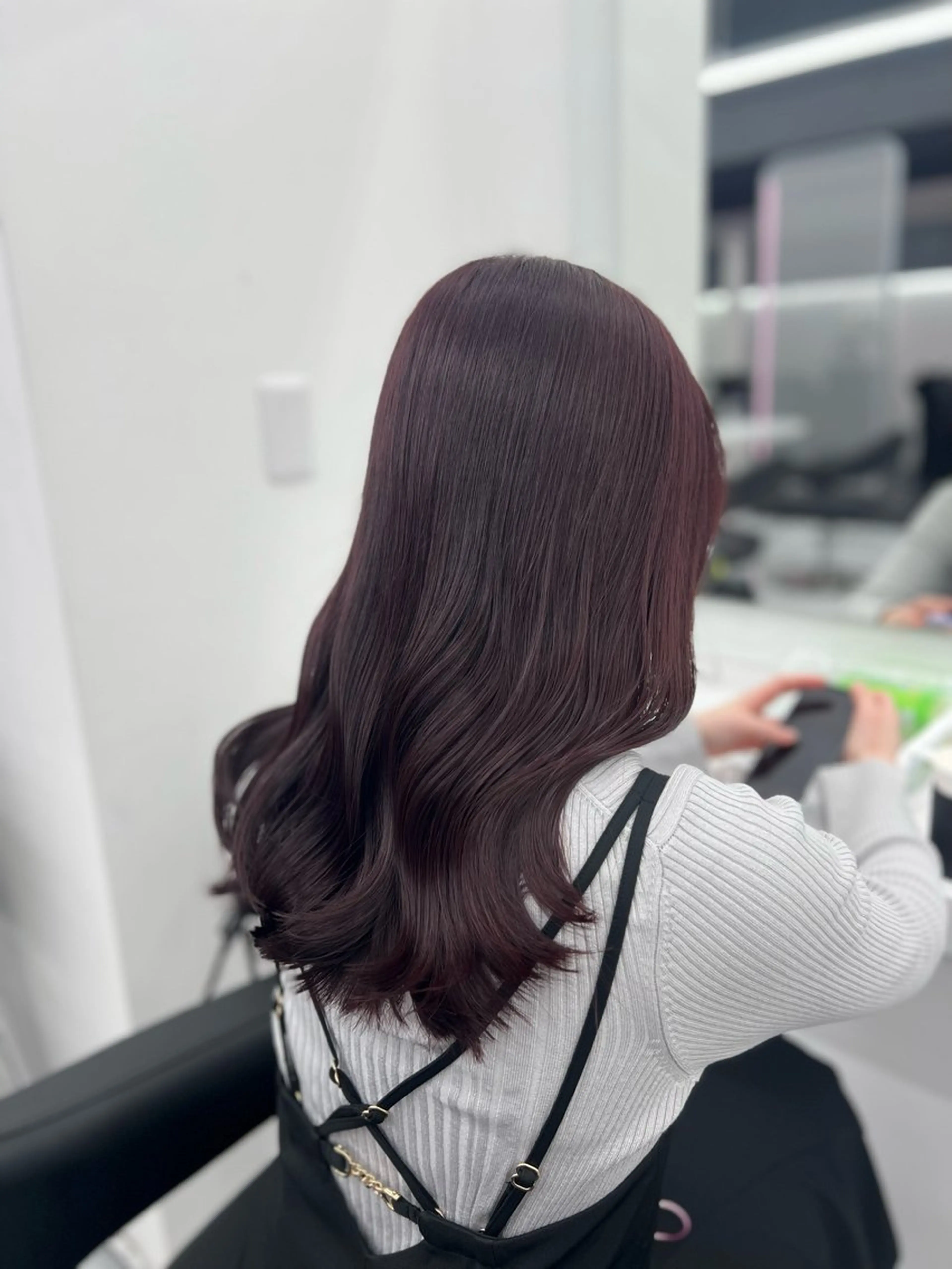 セミロング カラー ヘアアレンジ 💖似合わせカラー レイヤー💖ブリーチのヘアスタイル