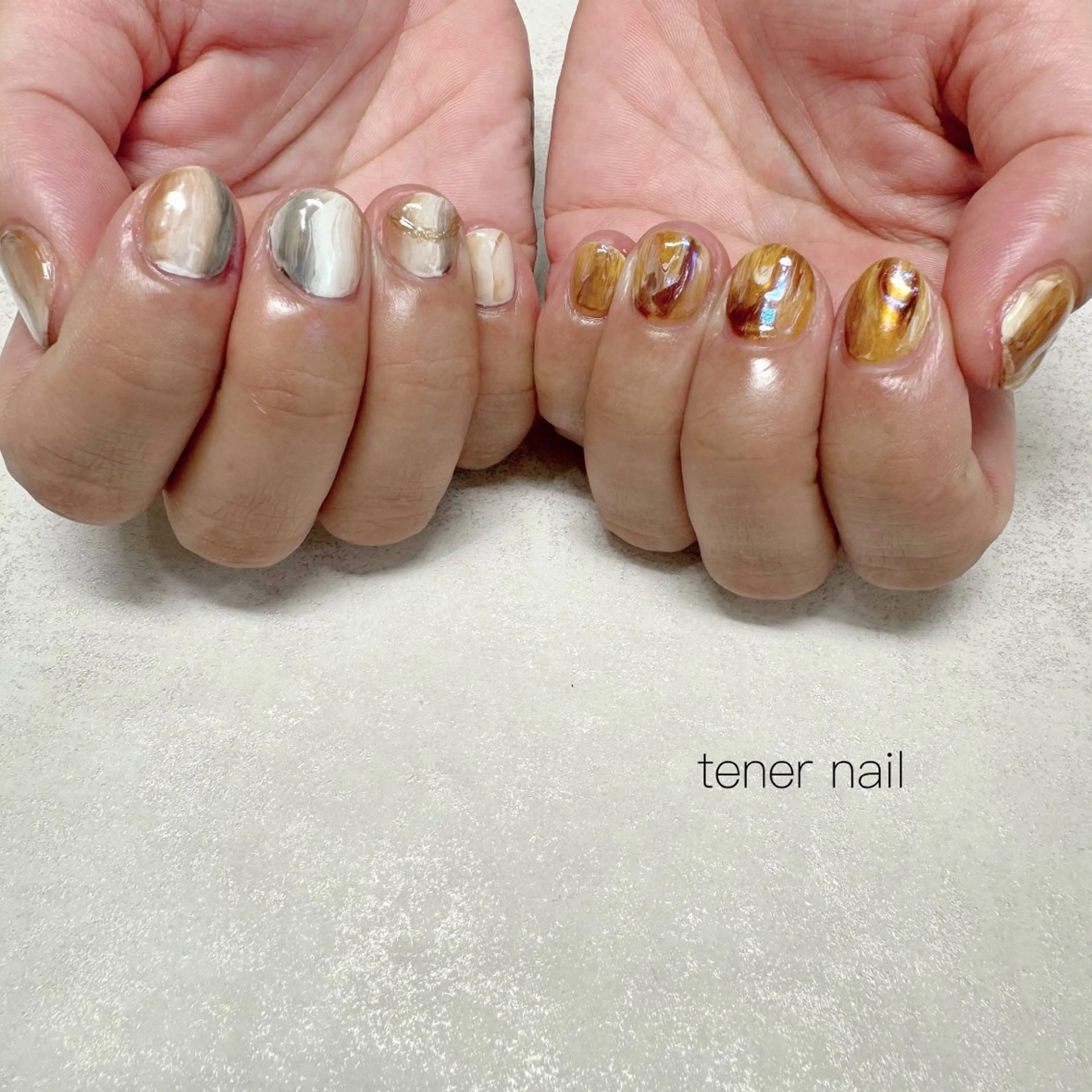 ネイル ニュアンスネイル ハンドネイル テネルネイル tener nailのネイルデザイン