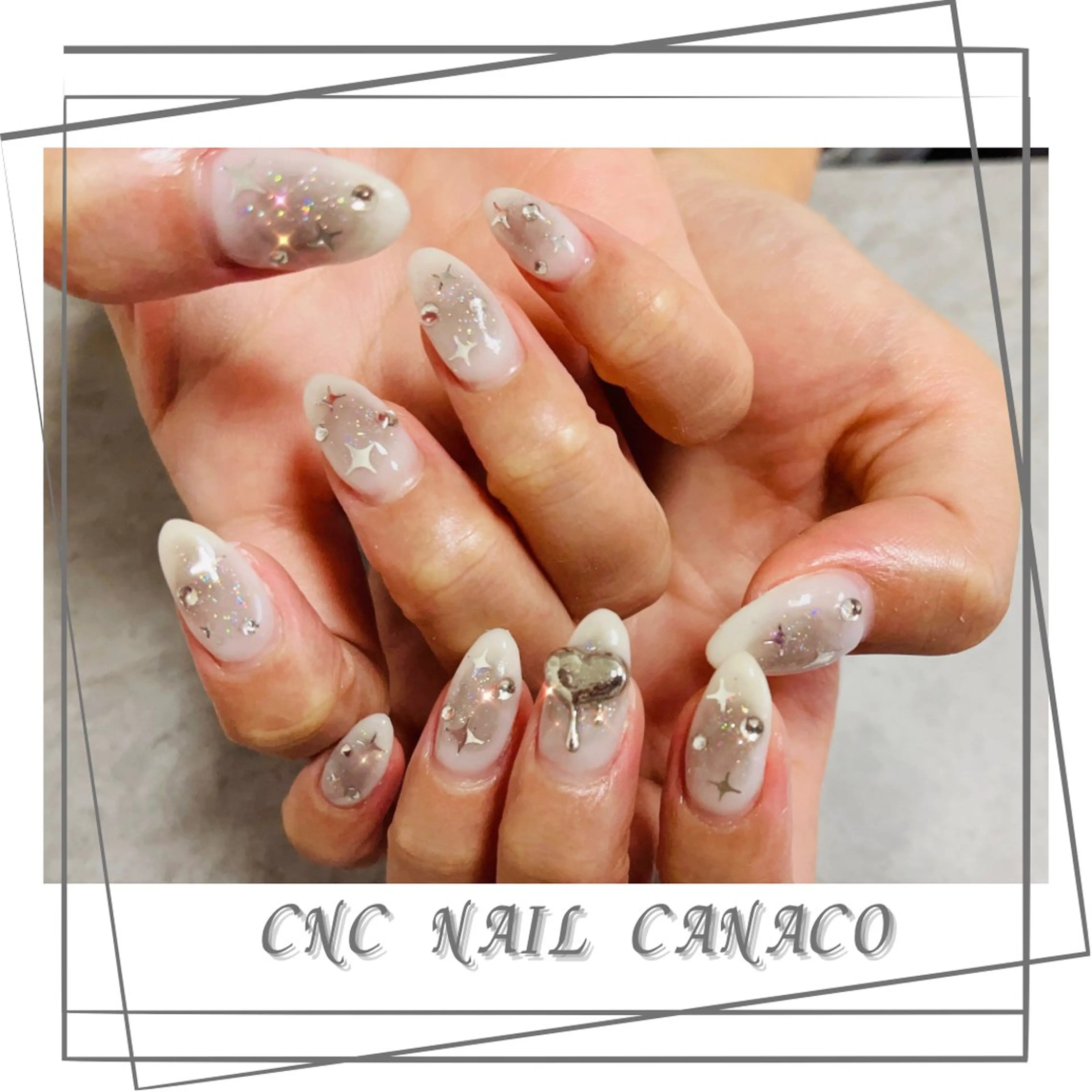 ネイル アートネイル チークネイル キラキラネイル メンズネイル 持ち込み ハンドネイル ハンドケア ベテランネイル cnc  nailのネイルデザイン