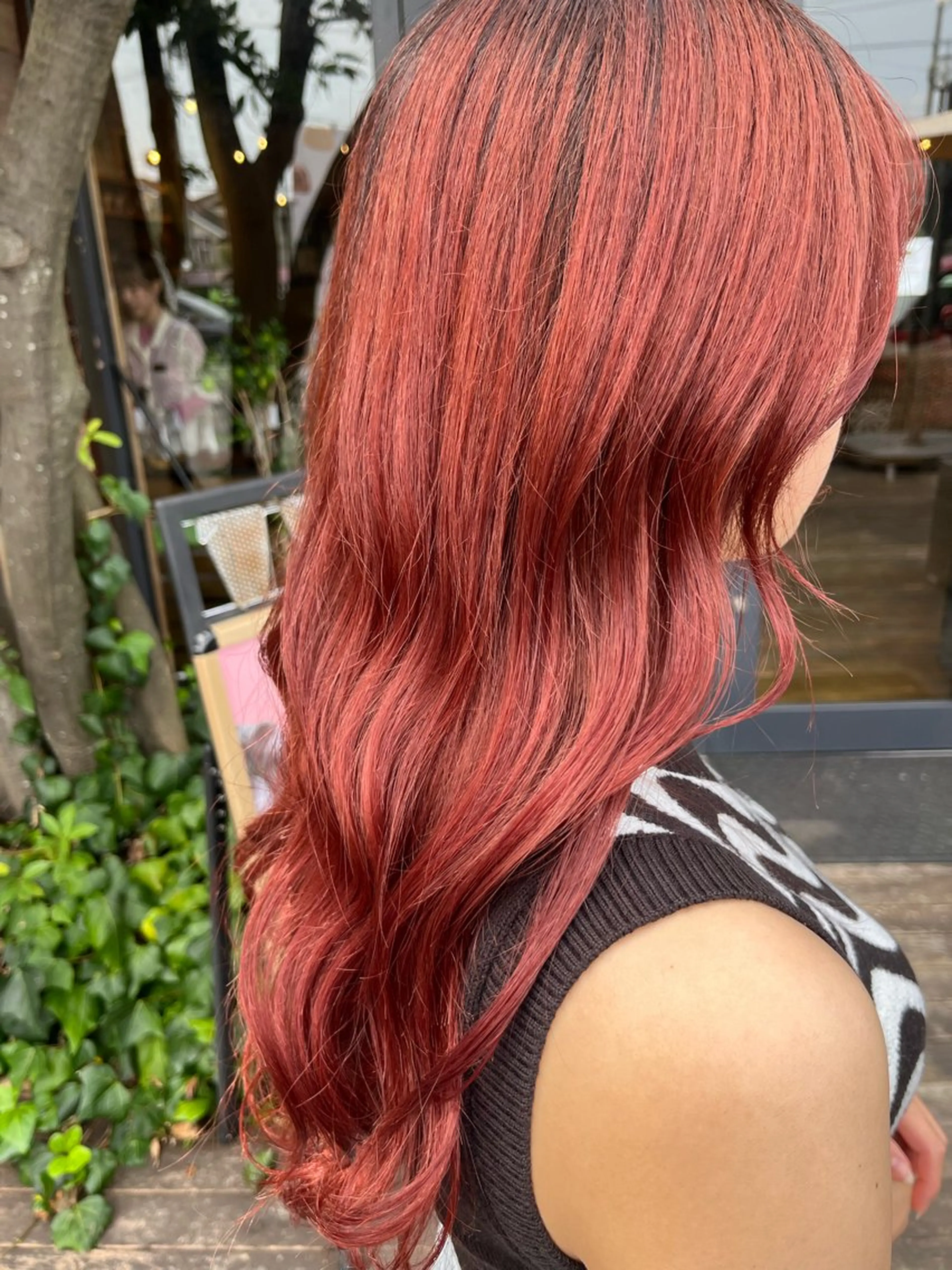 ロング カラー 🩶韓国艶髪🇰🇷 下本夕綺のヘアスタイル