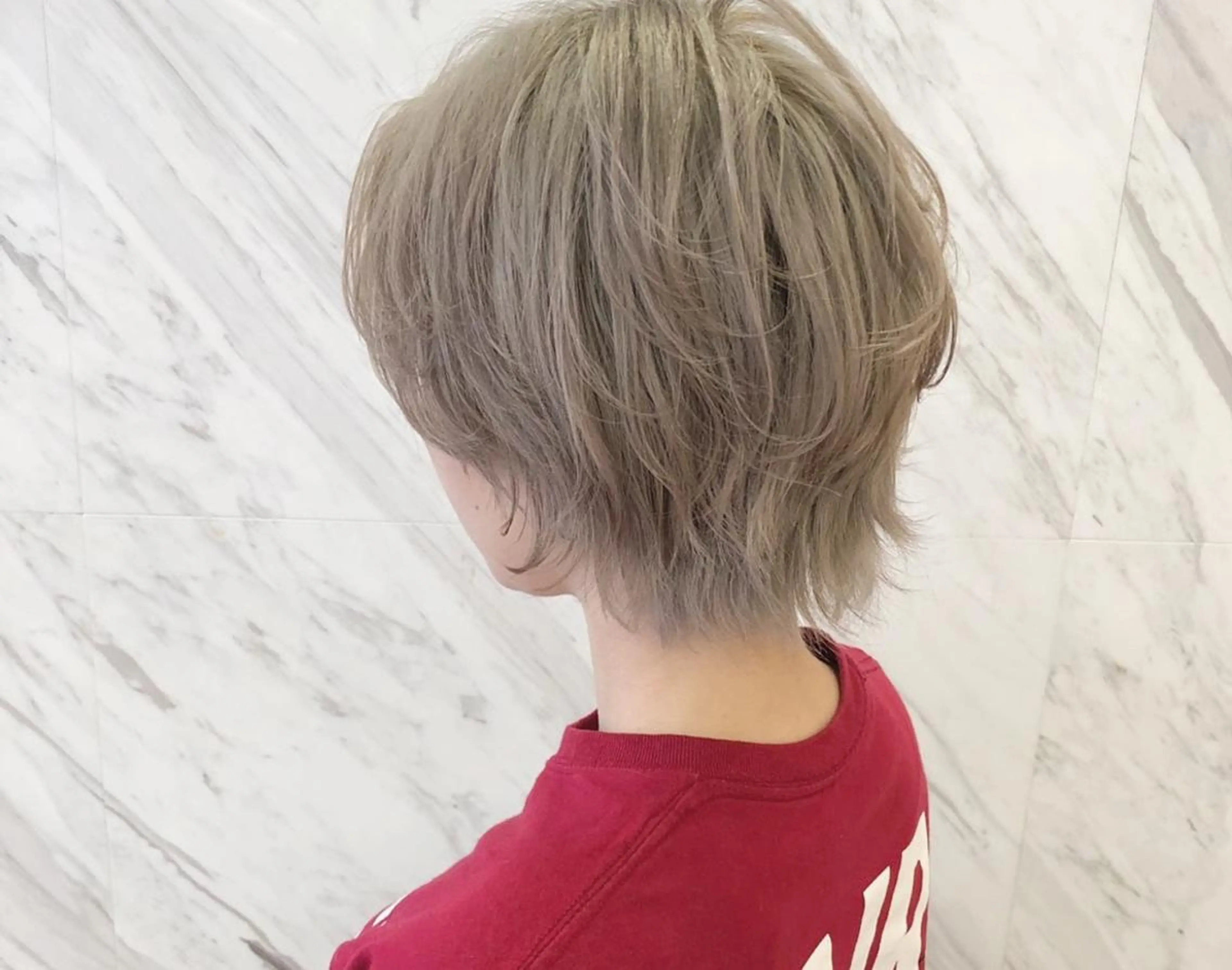 ショート カラー ボブ　ショート 特化 迫田紘史のヘアスタイル