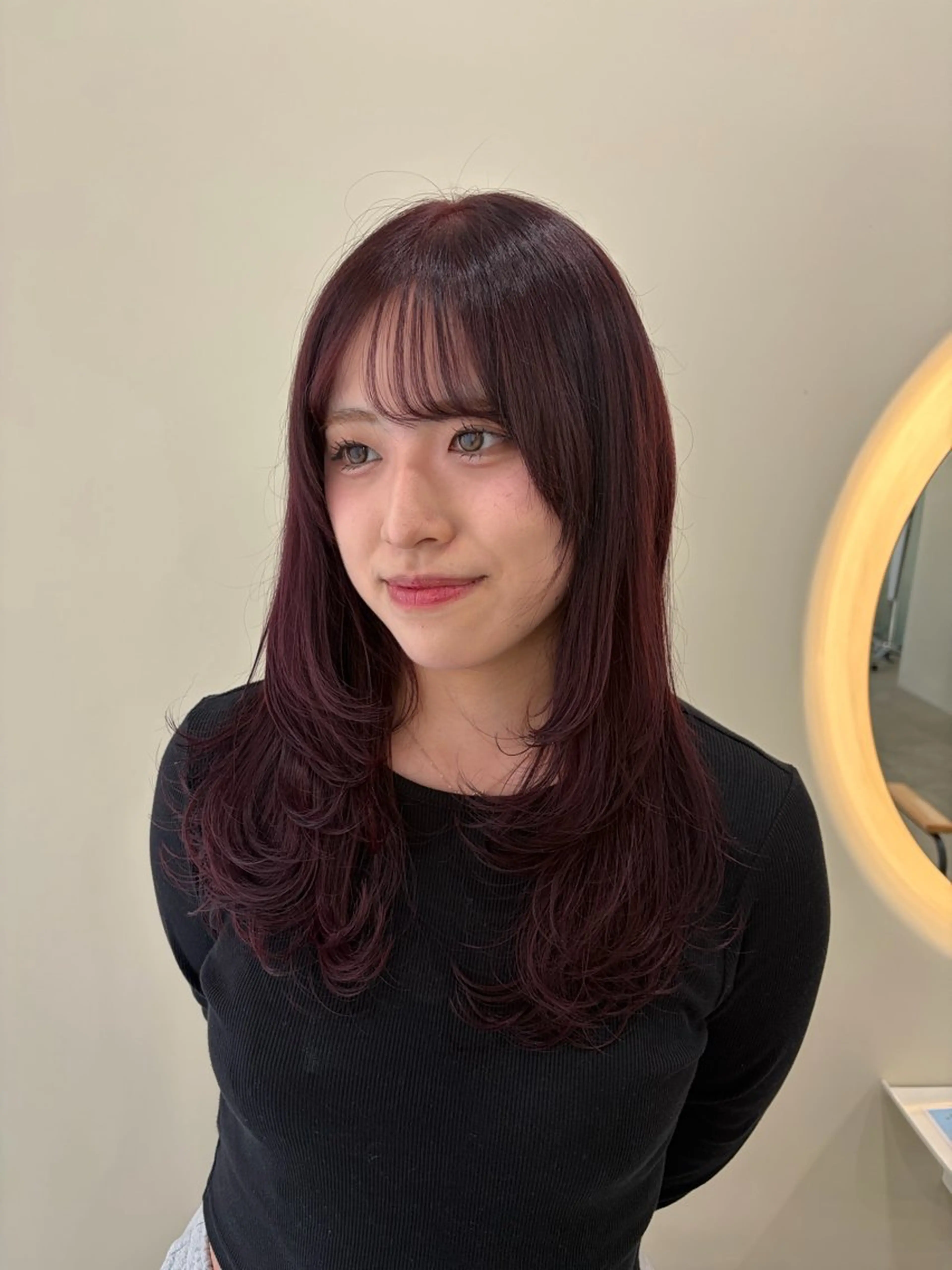 ロング カット ヘアカラー トリートメント rika 🪄透明感/艶髪のヘアスタイル