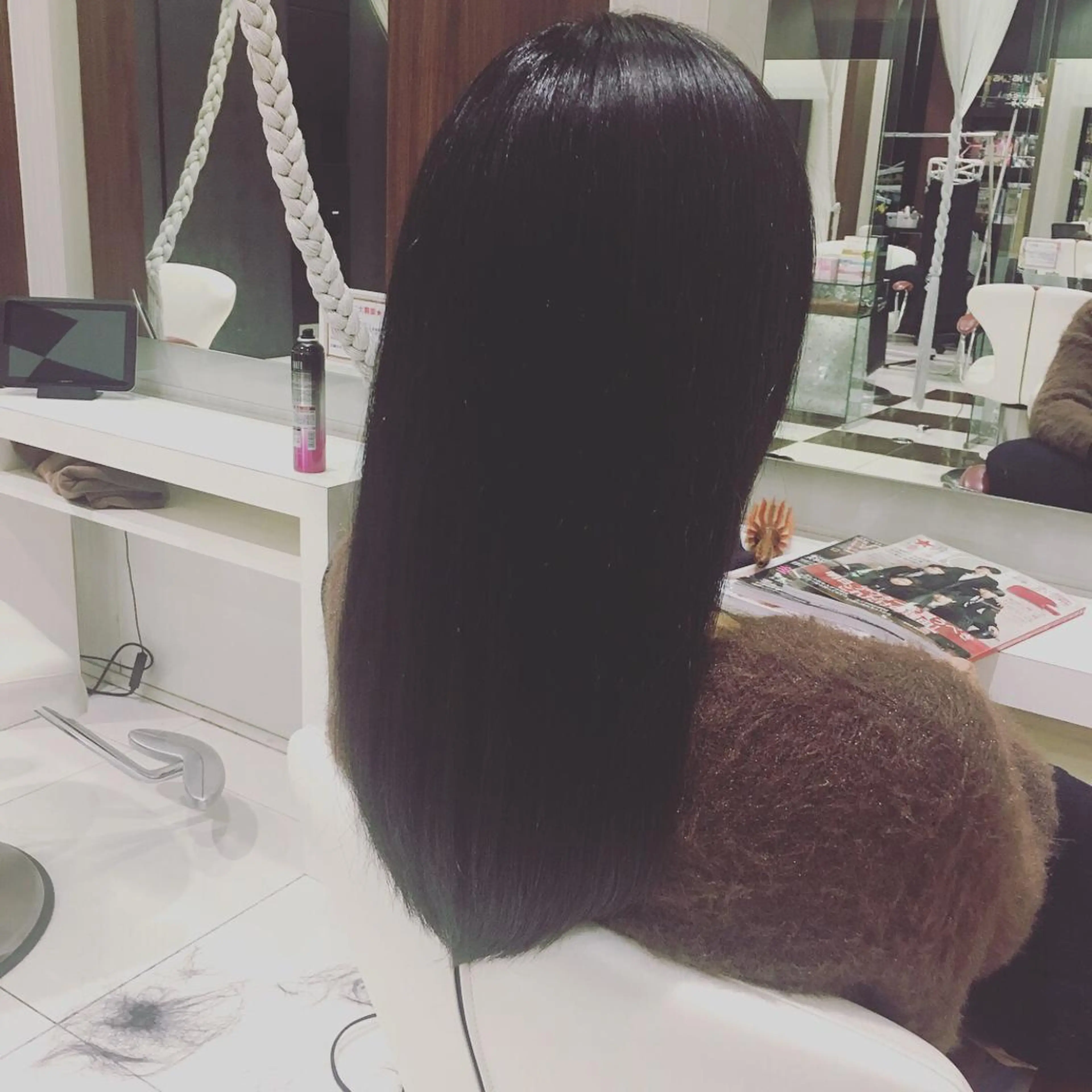 セミロング 本場韓国ヘア特化 아이비/Aibiのヘアスタイル