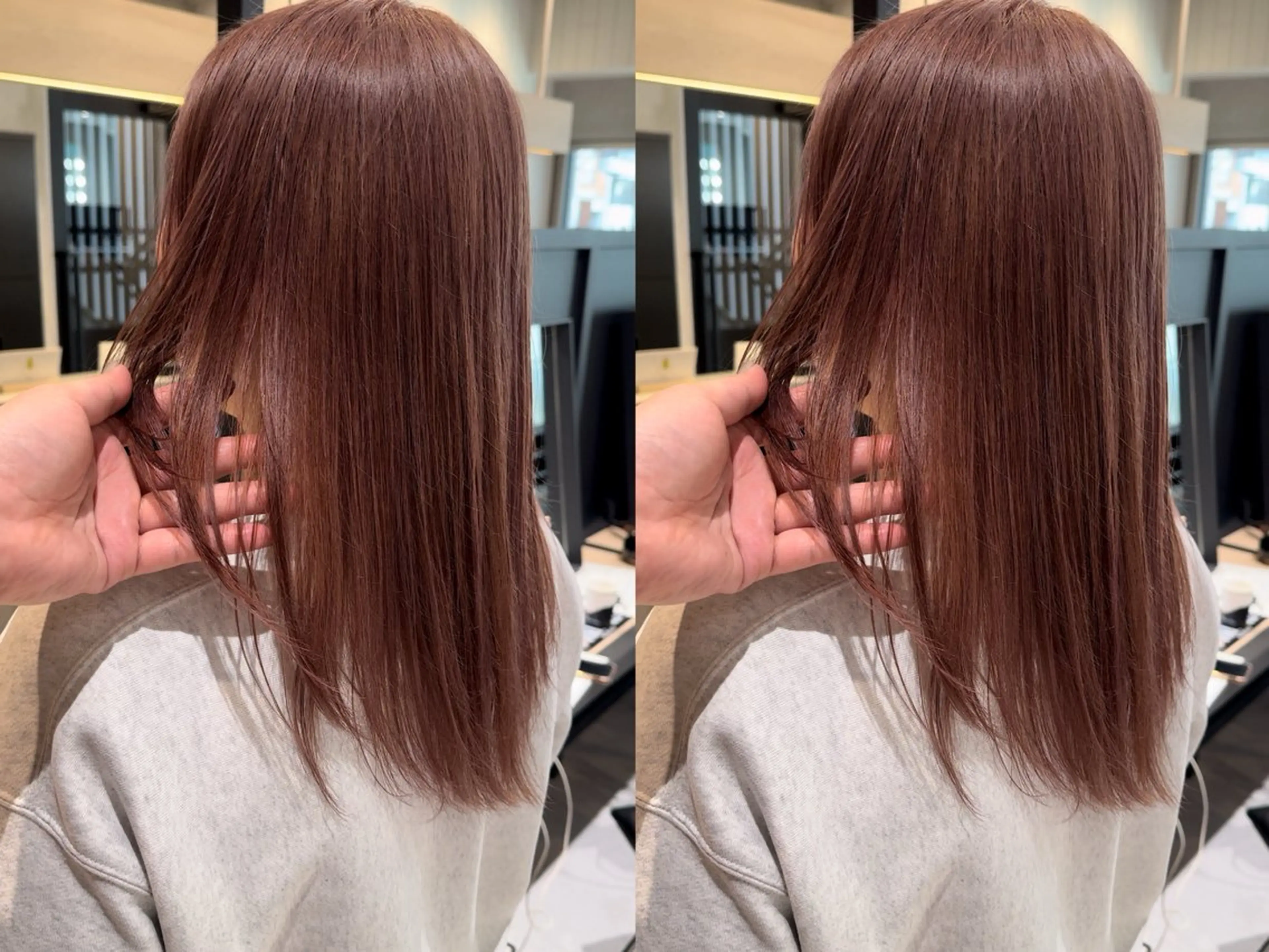 セミロング カラー wool TOKYO けいご[ブリーチ]のヘアスタイル