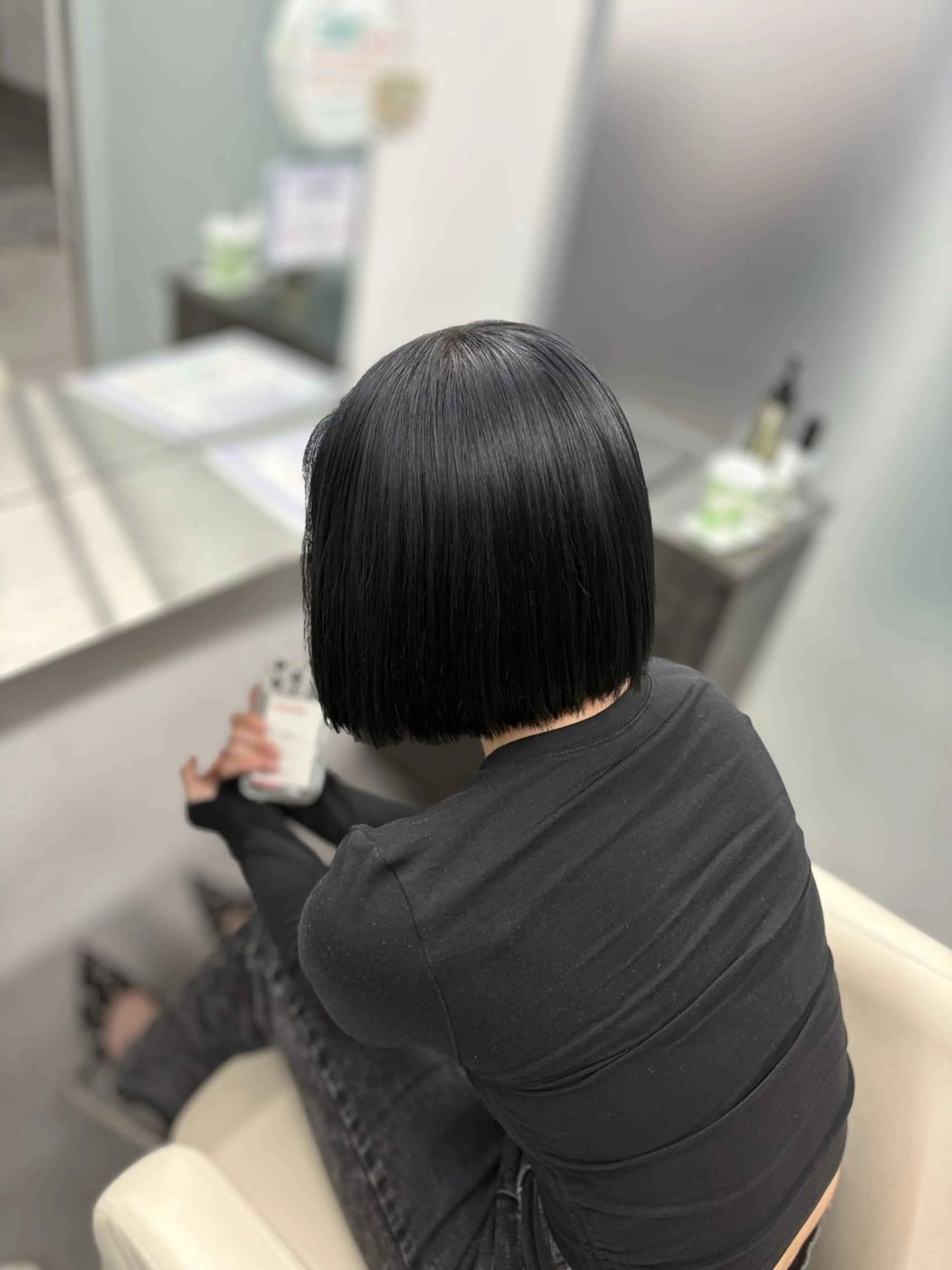 ミディアム カラー カット ヘアカラー トリートメント トレンド甘めガーリー Mizuki☁️🫧のヘアスタイル