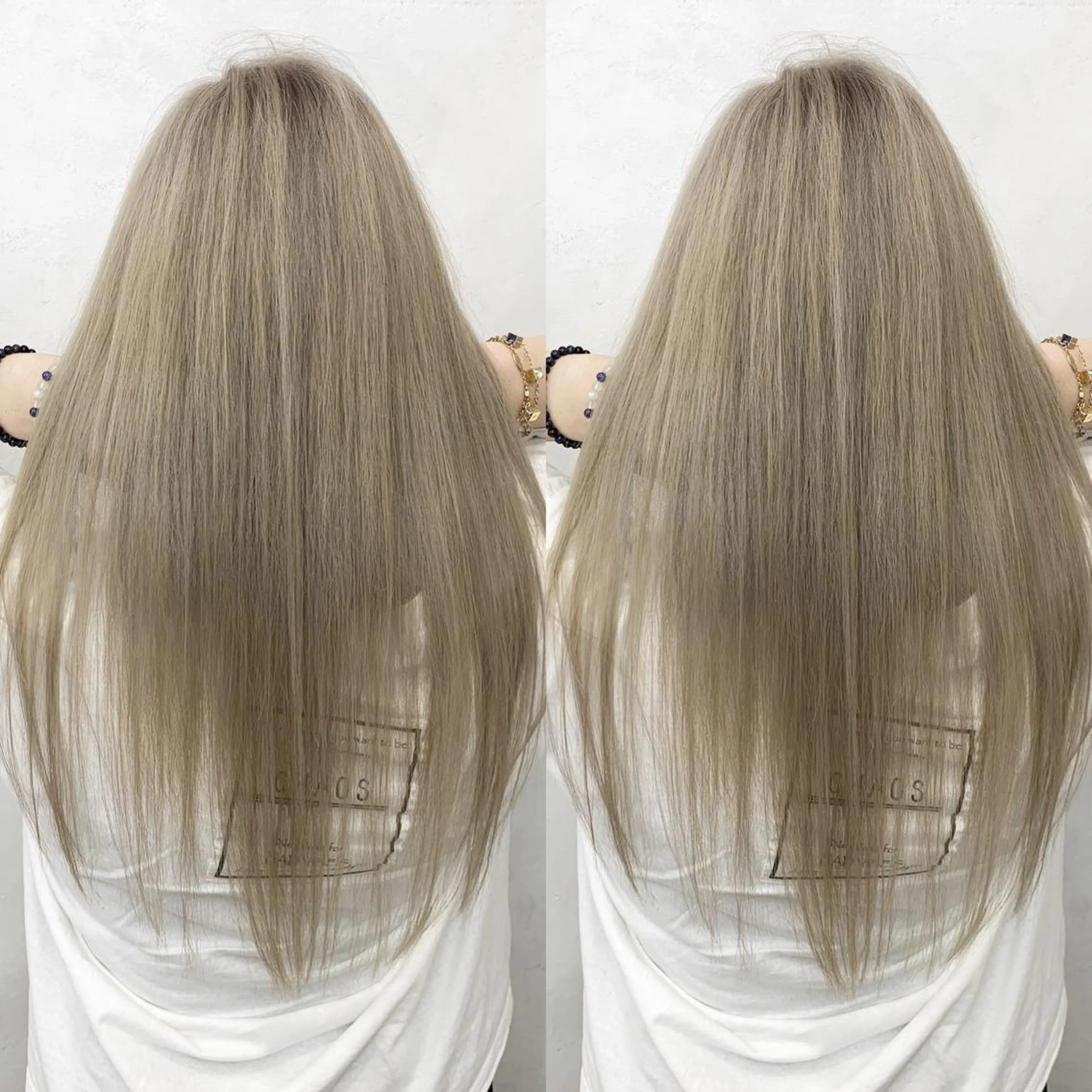 ロング カラー ヘアアレンジ ブリーチ ヘアカラー TATSUYA アートディレクターのヘアスタイル