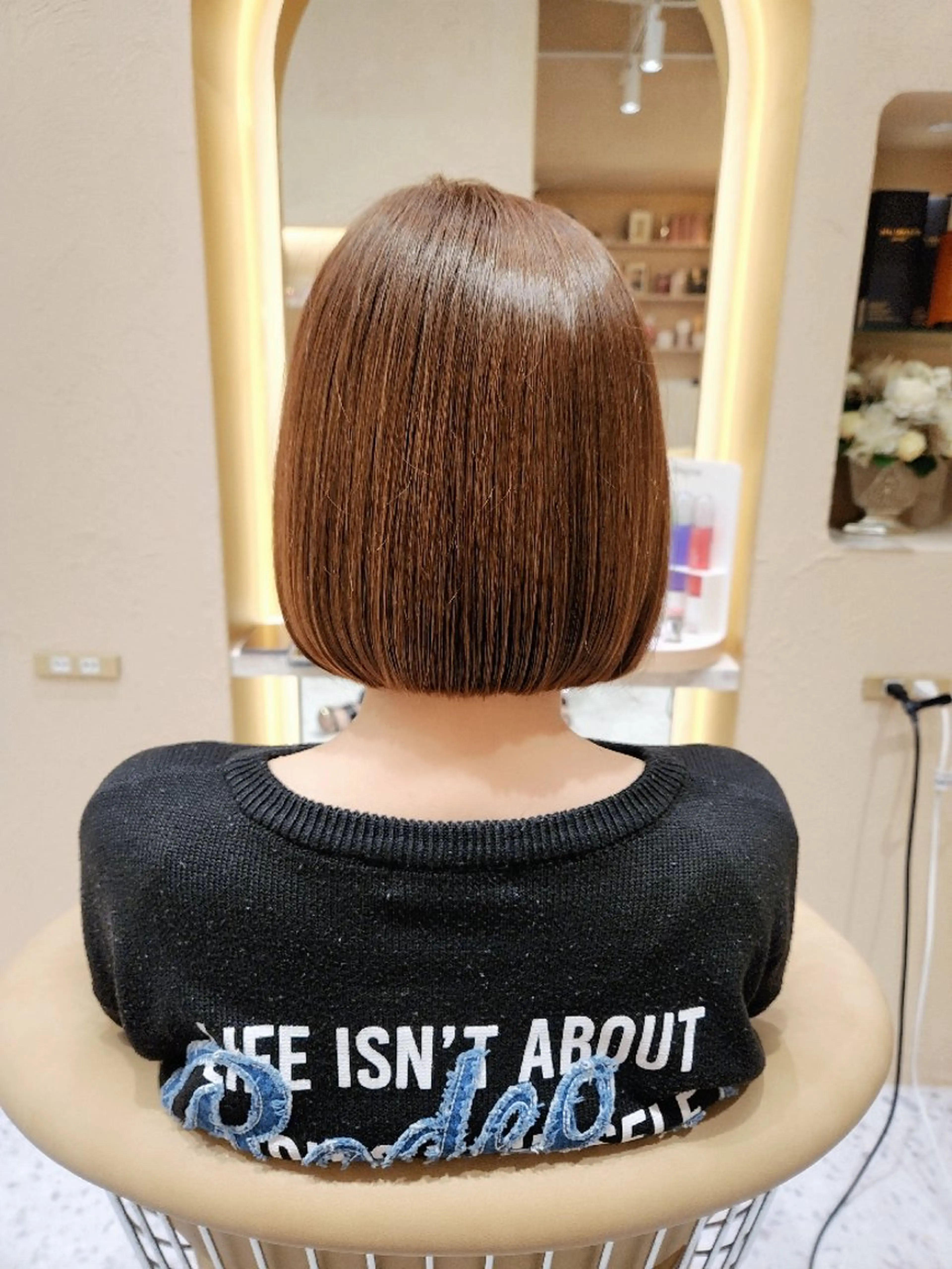 ショート カラー あかね☆ヘアアレンジ /ボブ/縮毛矯正のヘアスタイル