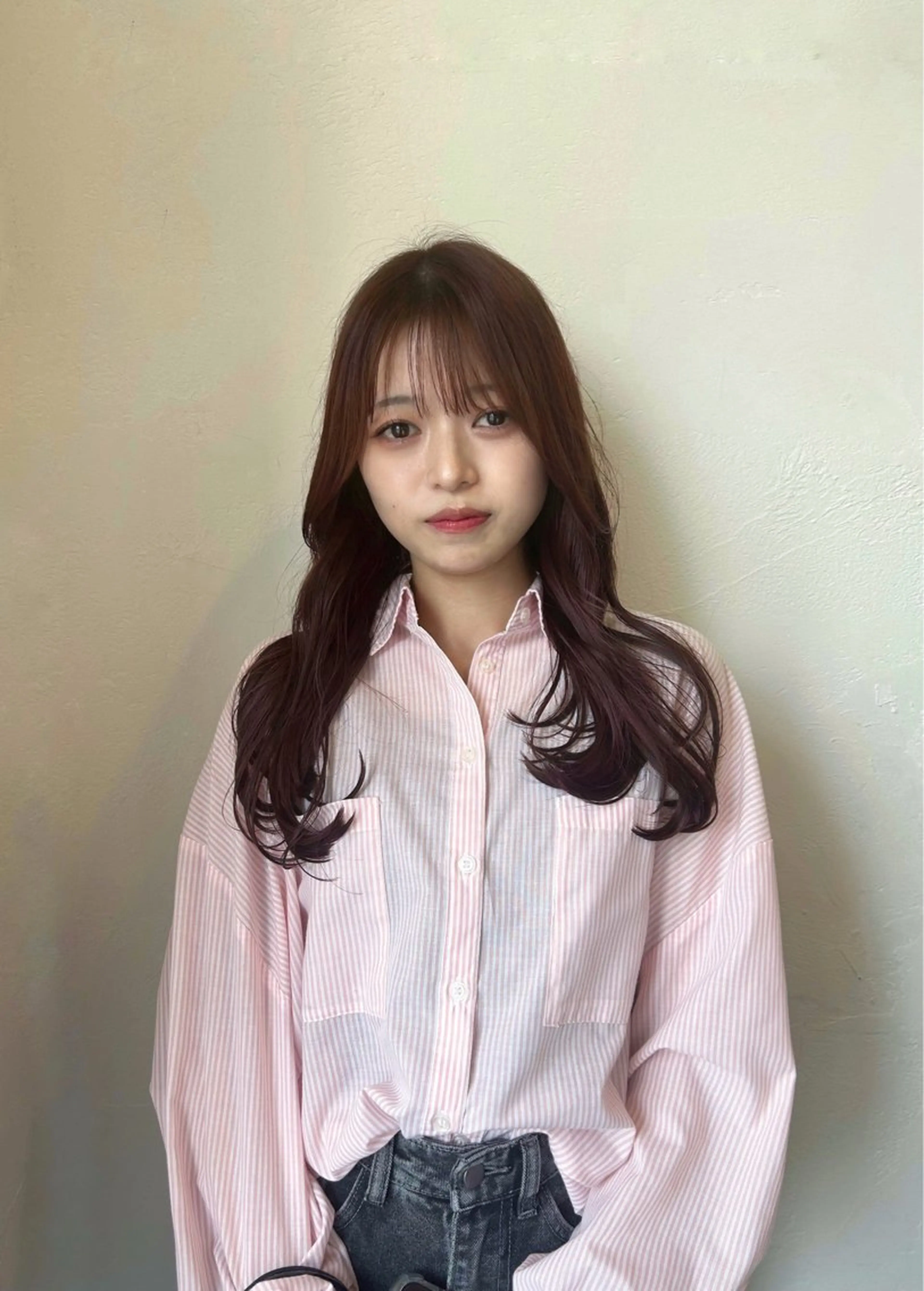 ロング カラー 水谷 優華のヘアスタイル