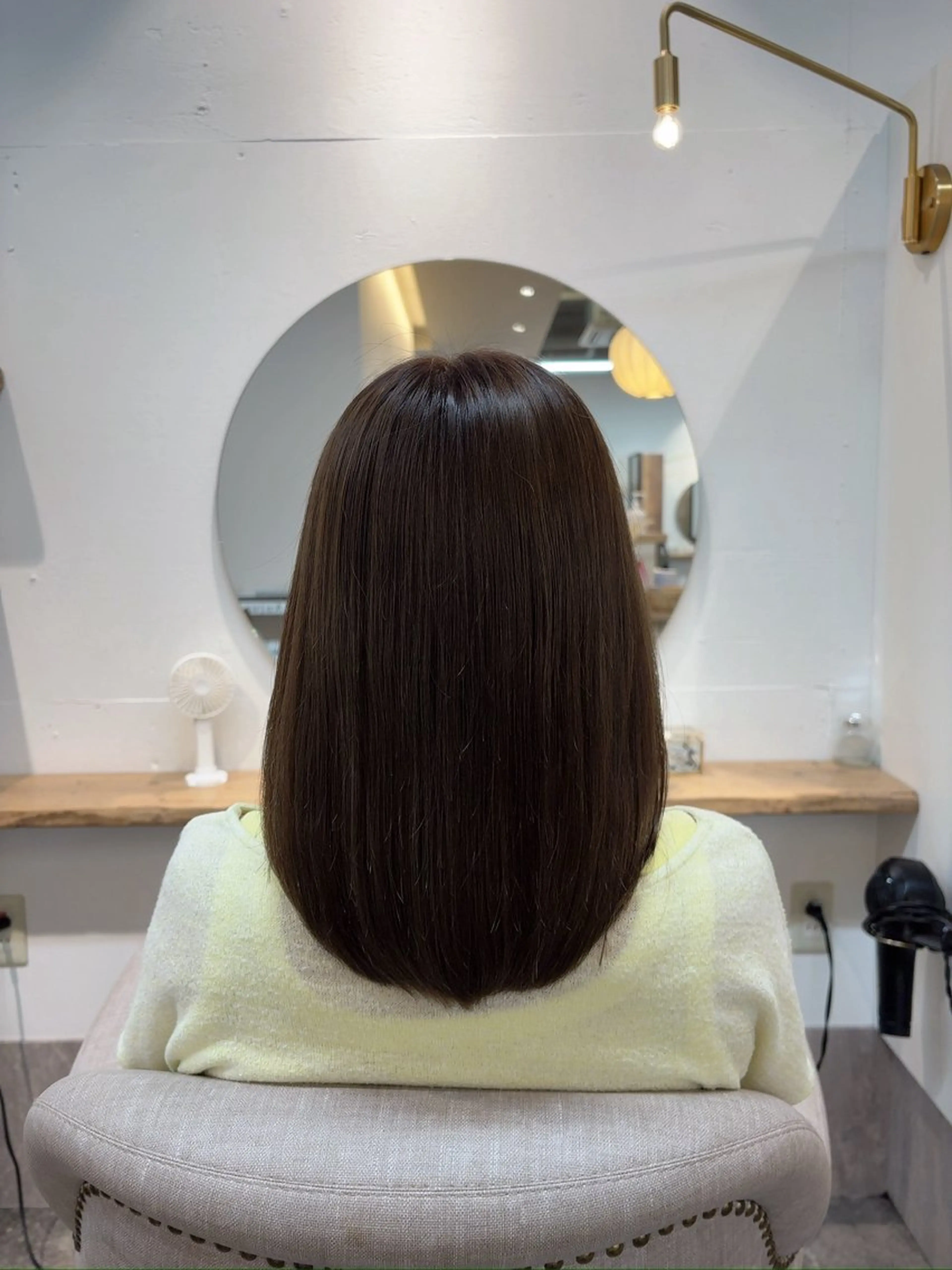 【カット+カラーモデル】ミディアムレディース カラー+カット🫧¥3000 ※ミディアム女性限定※の写真