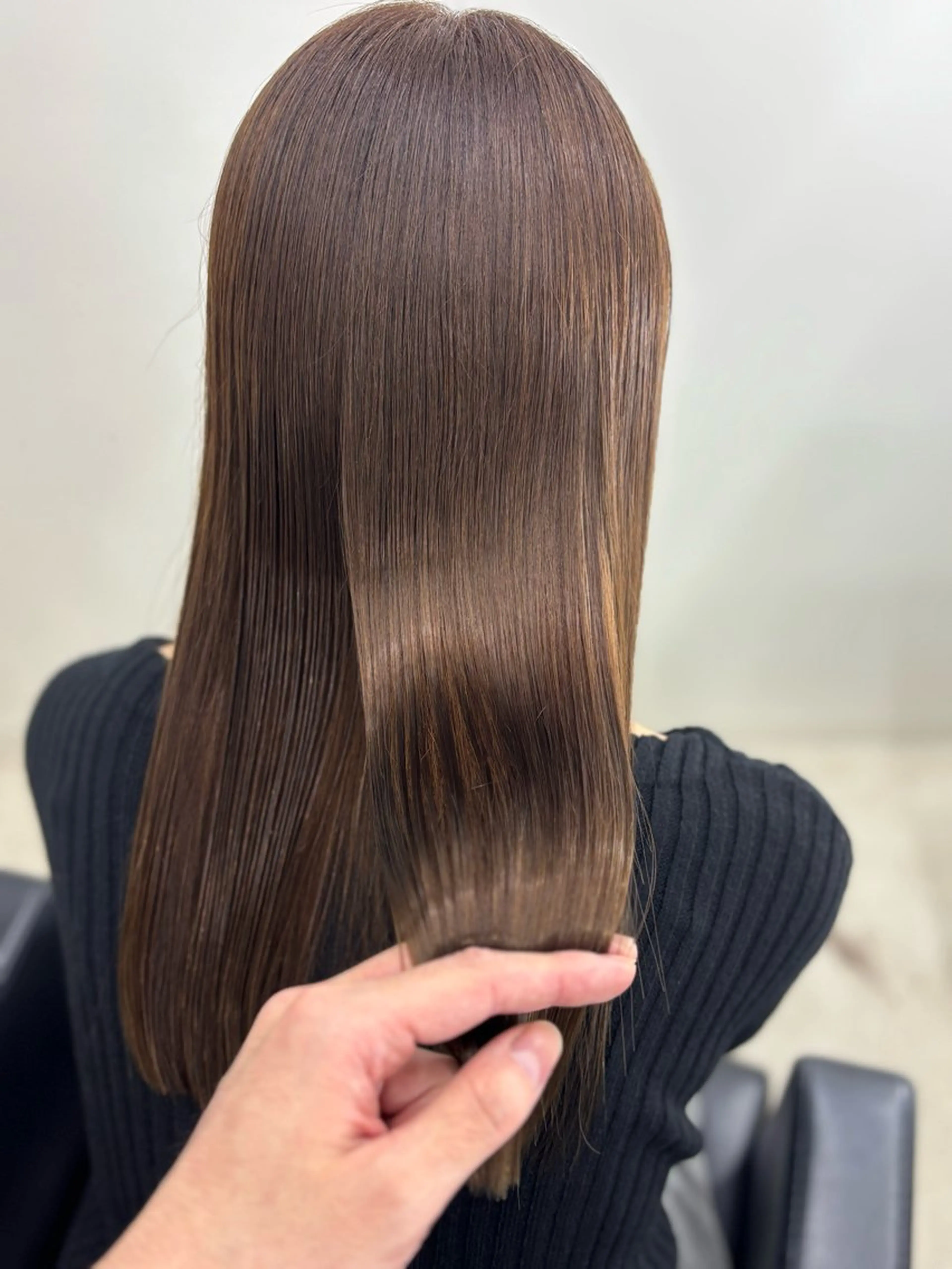 セミロング カラー カット ヘアカラー トリートメント 冨木 雄斗のヘアスタイル