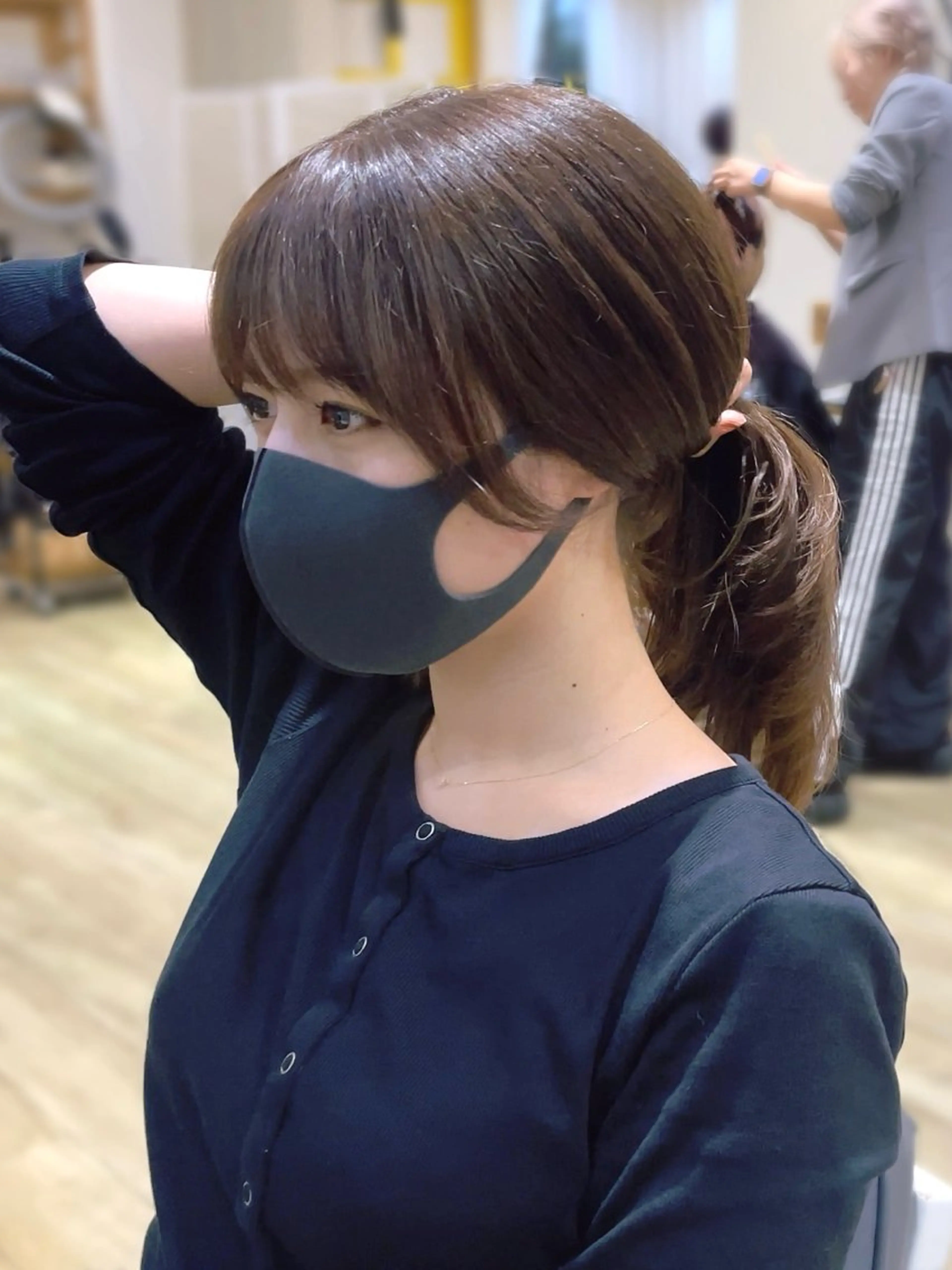 ロング くびれヘア 髪質改善 韓国風ヘア レイヤーカット 似合わせカット カット トリートメント ヘッドスパ 大人可愛い透明感🌟 小顔・韓国髪🌟野中のヘアスタイル