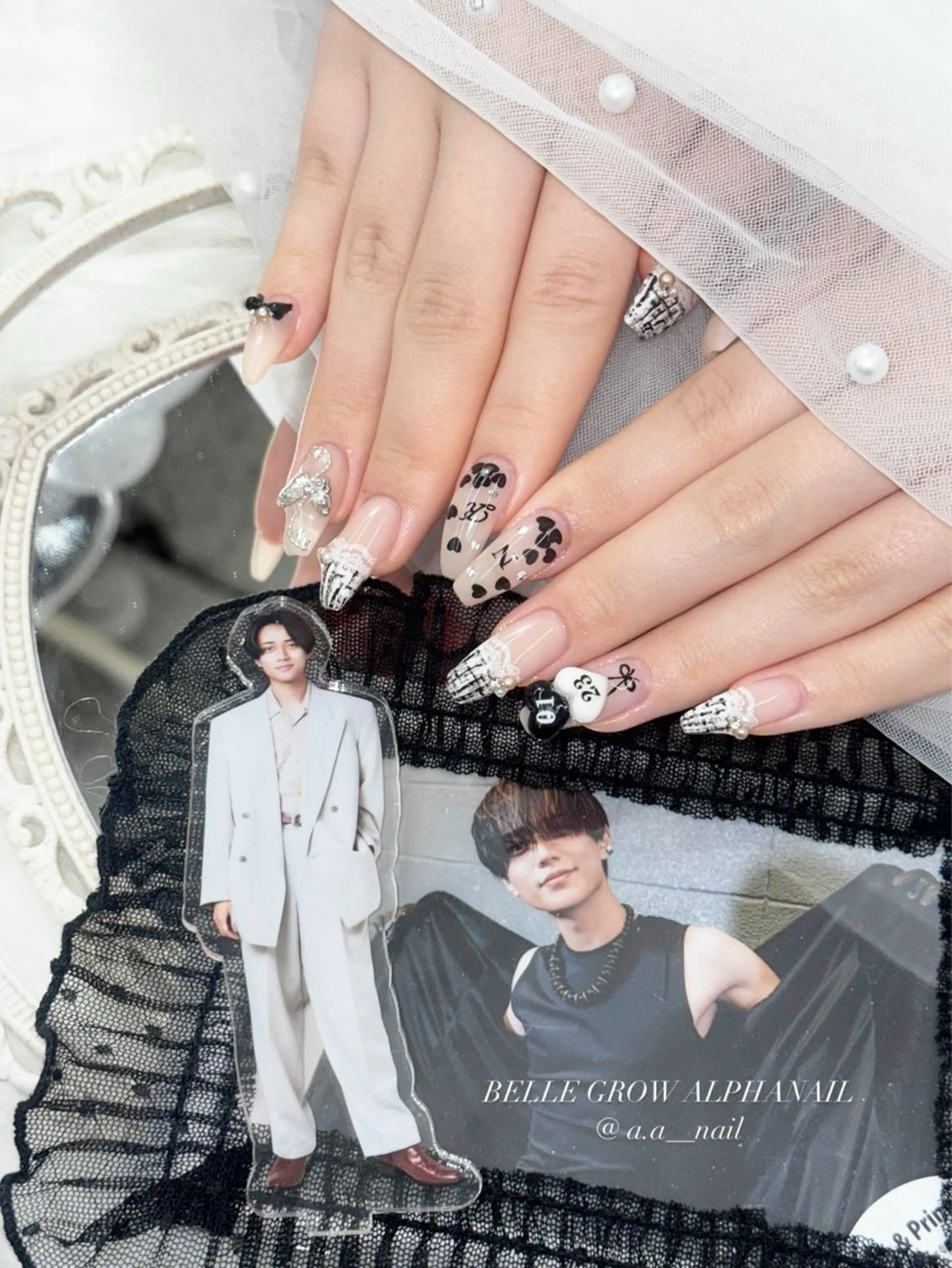 ネイル ハンドネイル ALPHA. Aya‪no𝜗𝜚のネイルデザイン