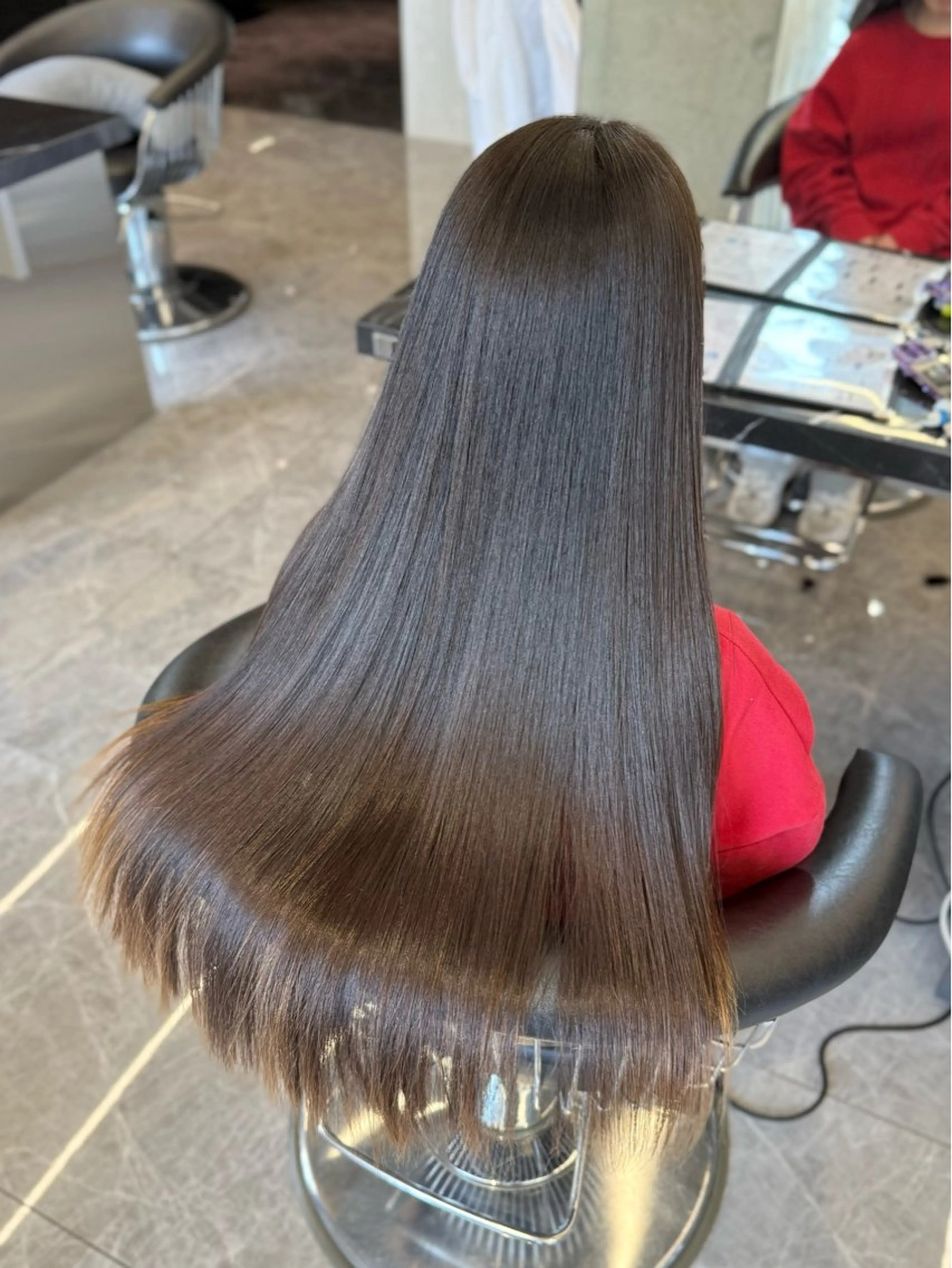 ミディアム ヘアカラー トリートメント 【感動の艶髪💖】 溝の口/坂本柊星のヘアスタイル