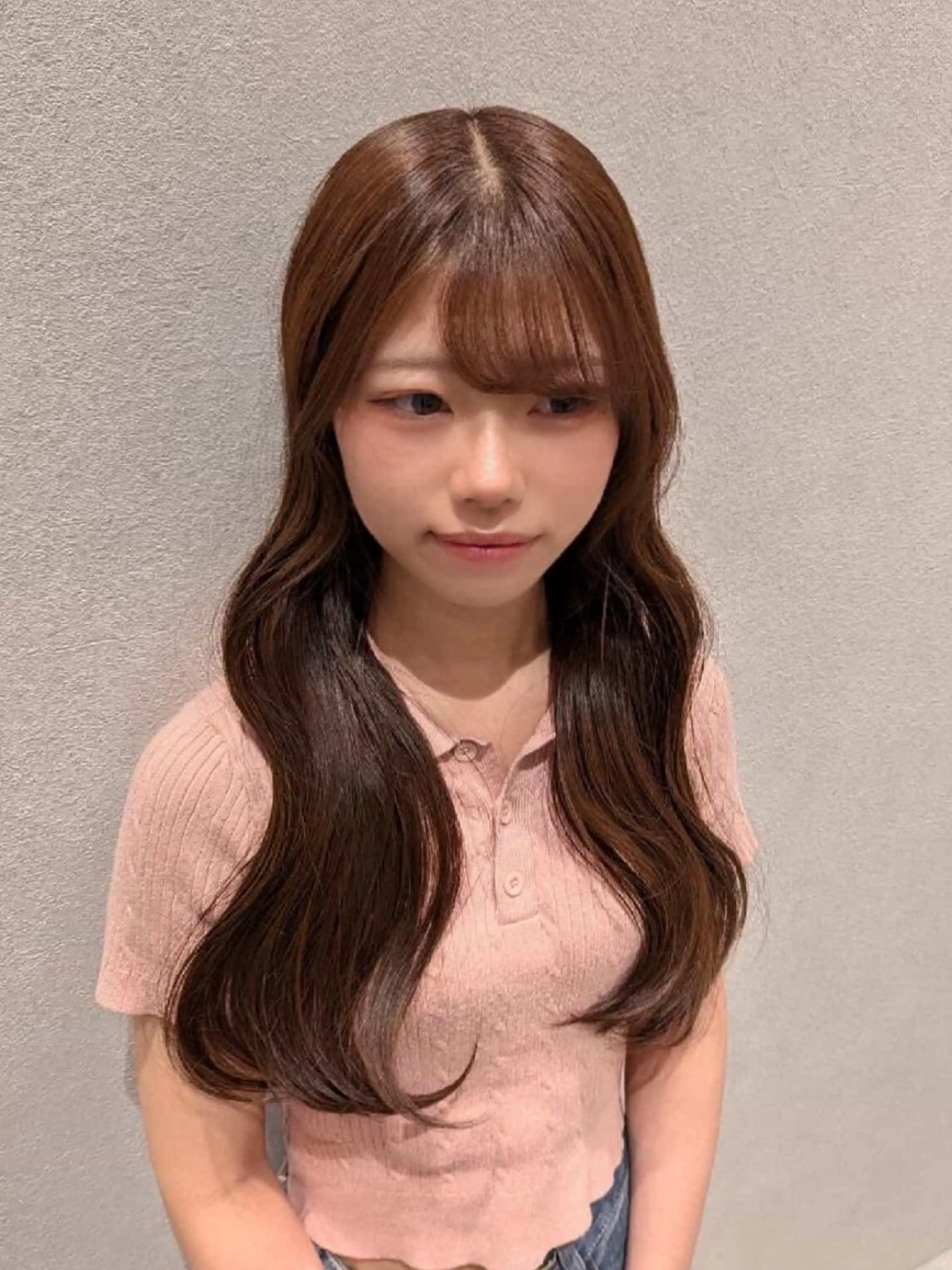 ロング カラー 古屋 美春のヘアスタイル