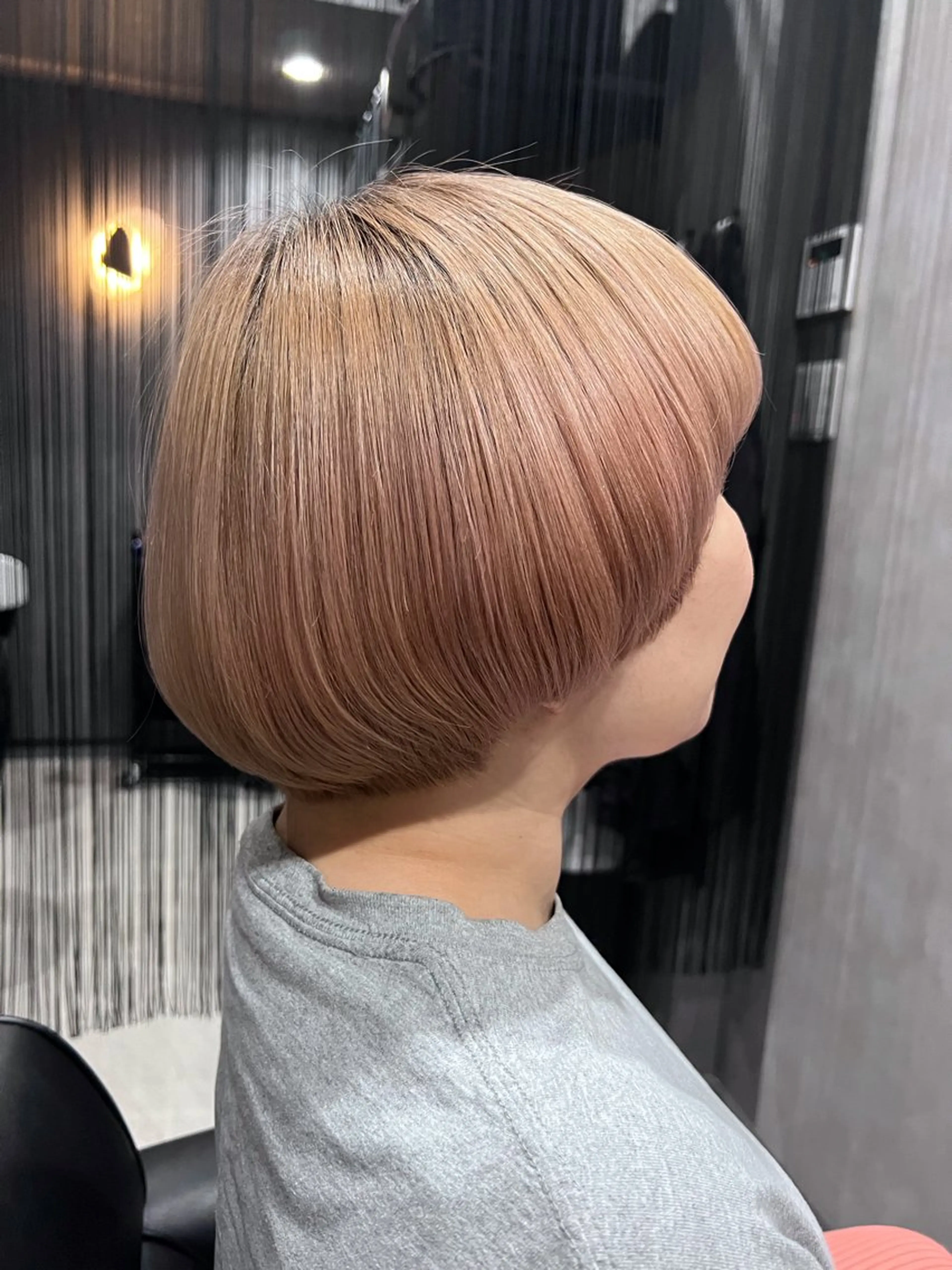 ミディアム カラー ヘアカラー トリートメント Meg/艶髪カラー× 髪質改善/中崎町のヘアスタイル