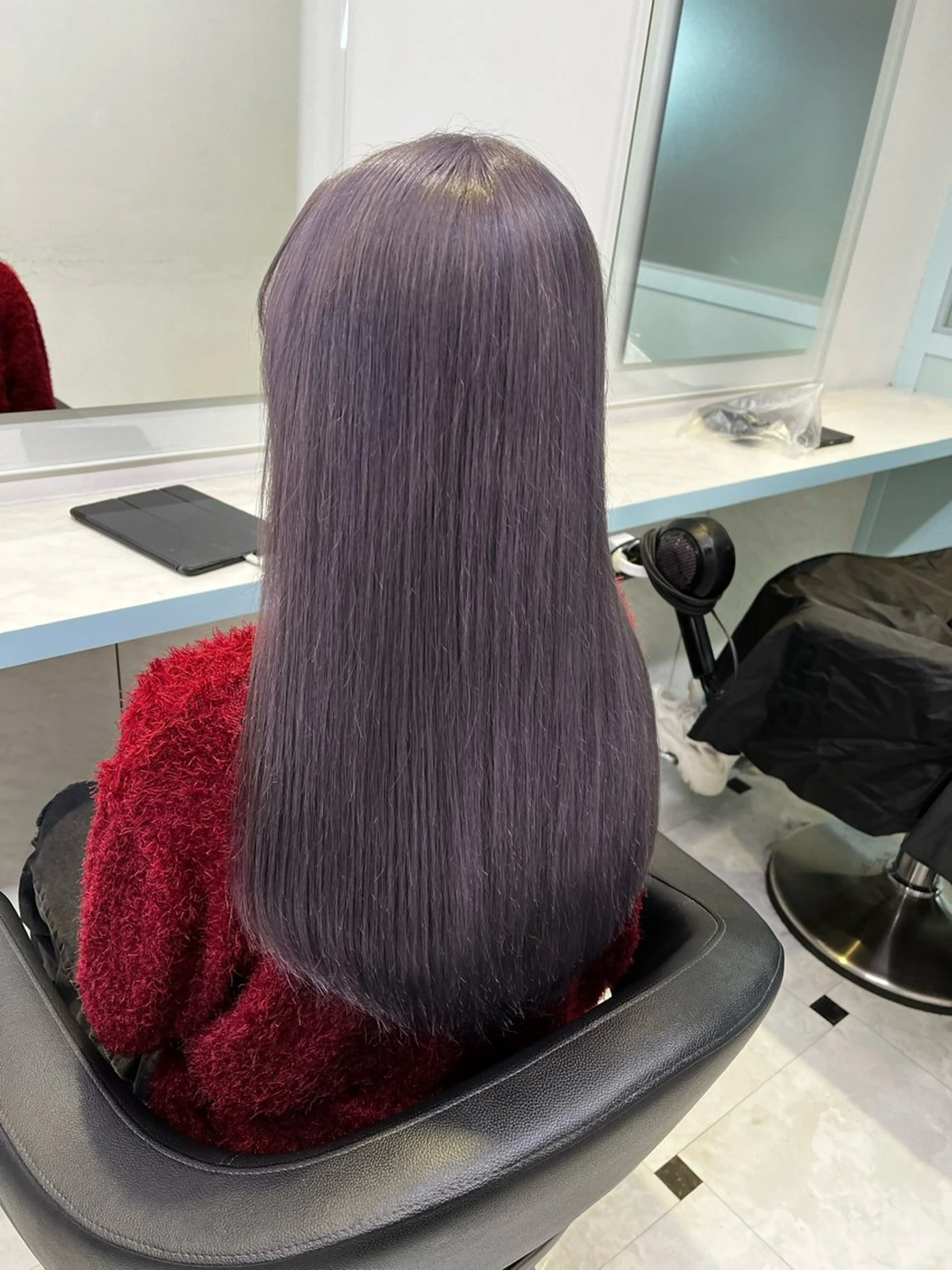 ロング カラー ヘアカラー トリートメント ブリーチカラー 🩵MIZUKIのヘアスタイル