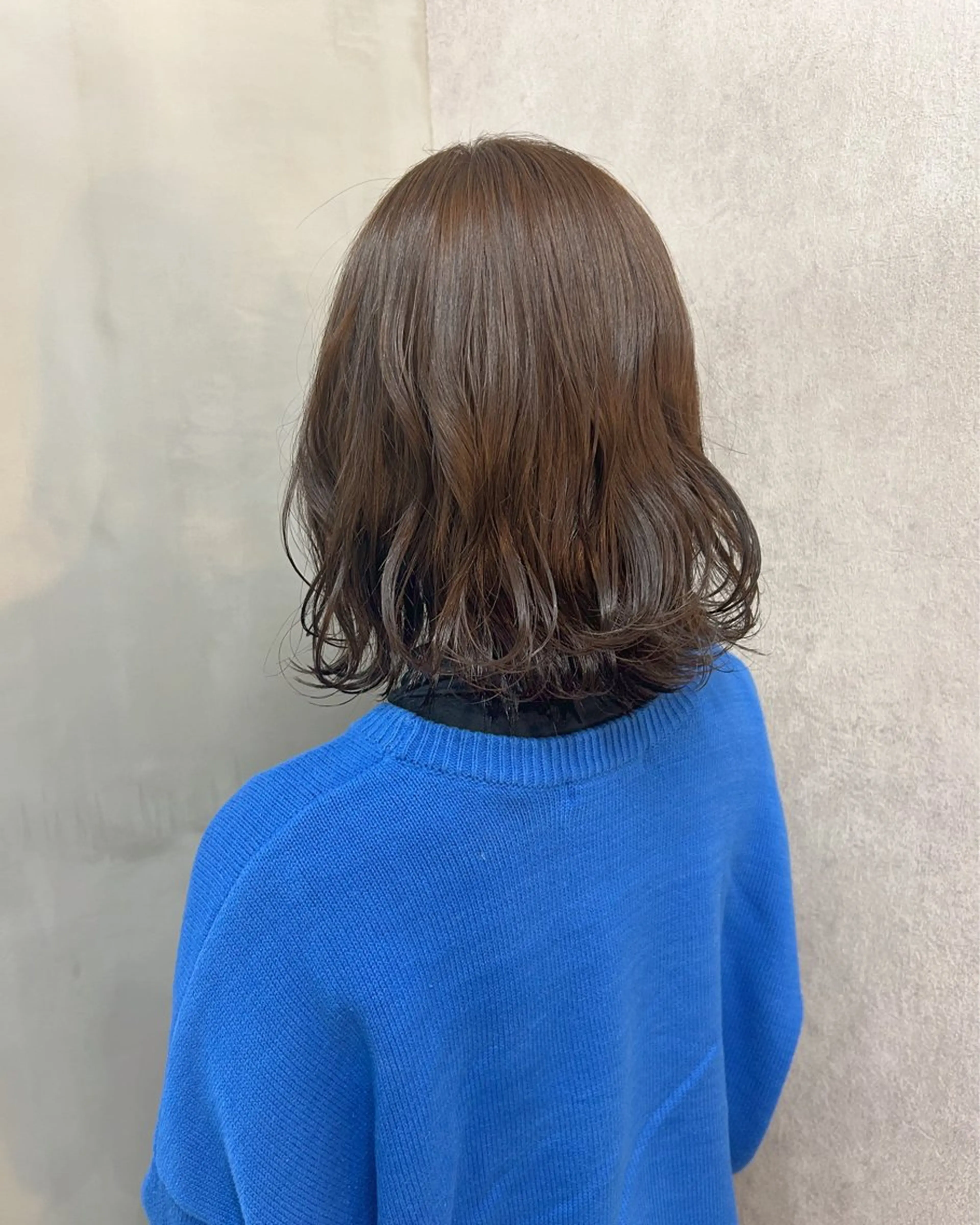 ミディアム カラー 井手 素子のヘアスタイル