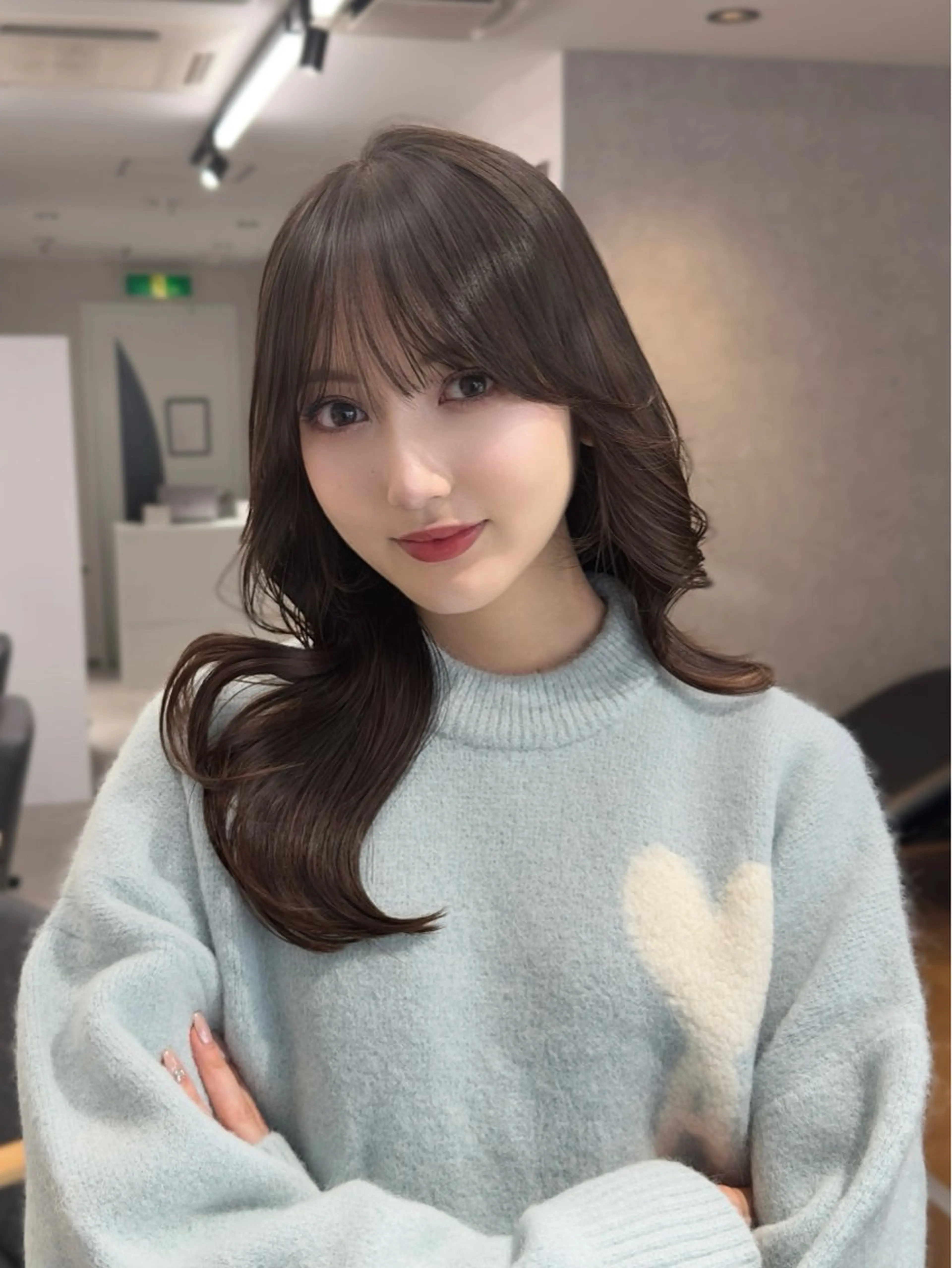 ロング カラー パーマ ヘアアレンジ ⭐️ショート/ボブ/ 艶カラー/りょうがのヘアスタイル