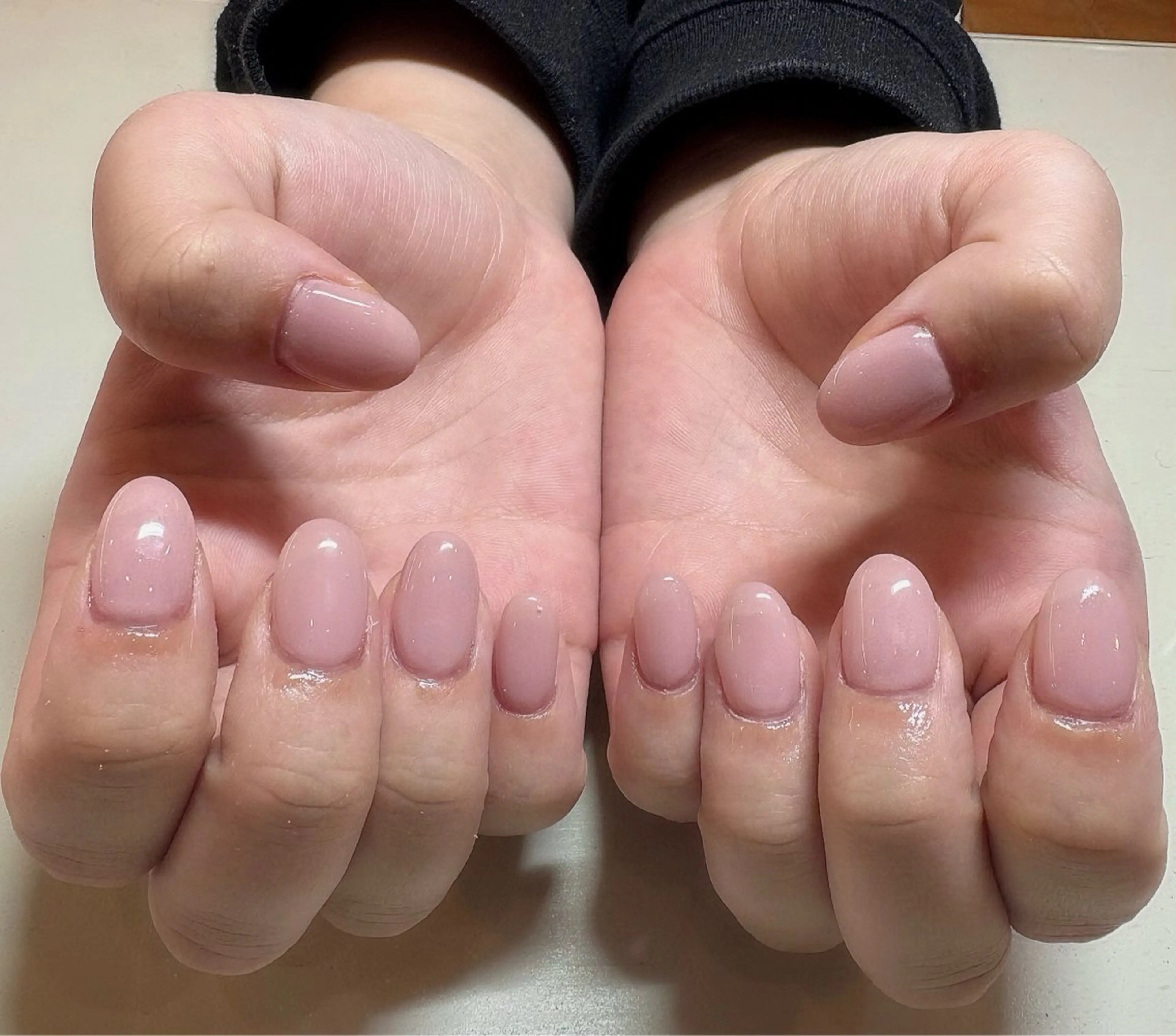 ネイル ワンカラーネイル 上田 彩乃のネイルデザイン