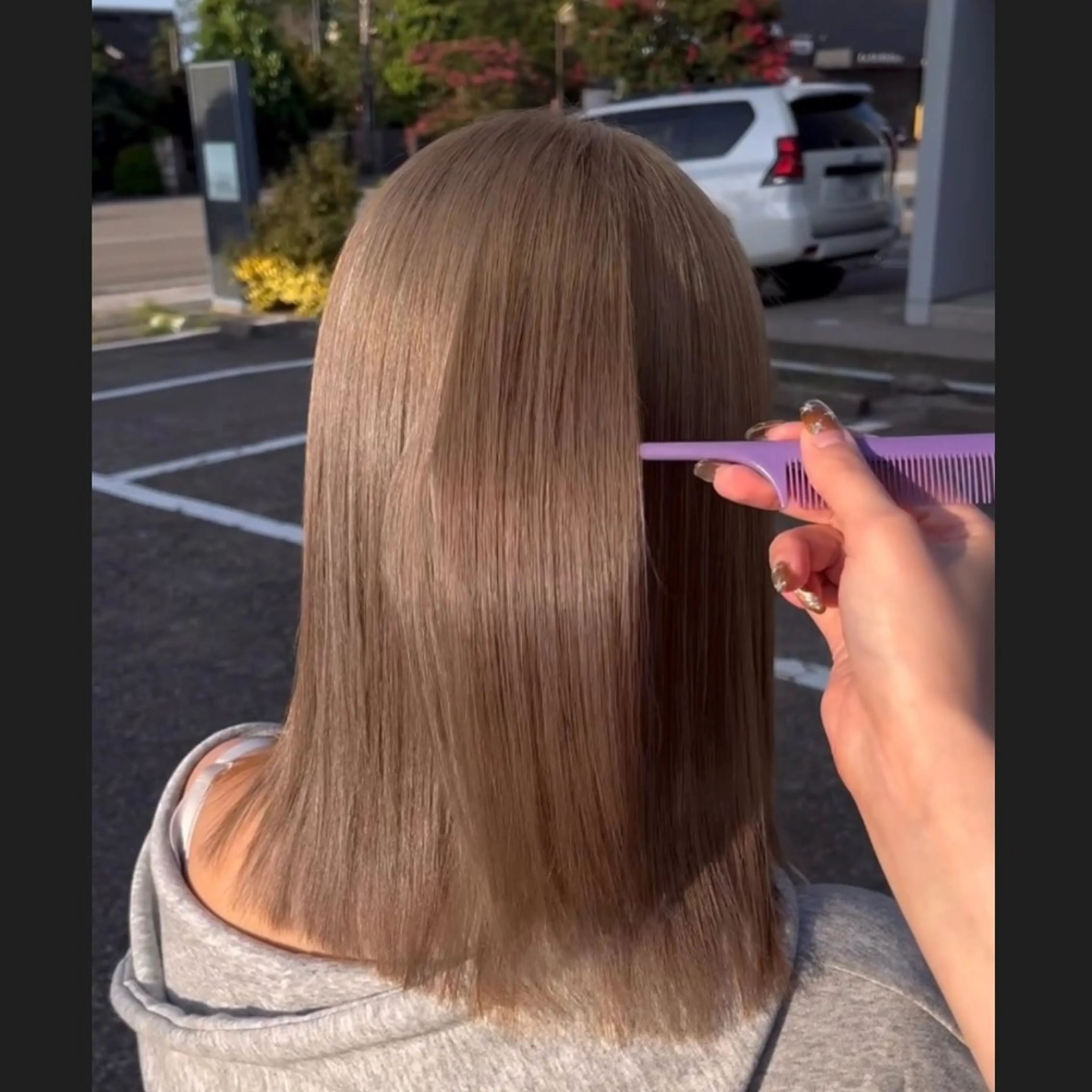 ミディアム 【レイヤー×透明感 カラー】mayaのヘアスタイル