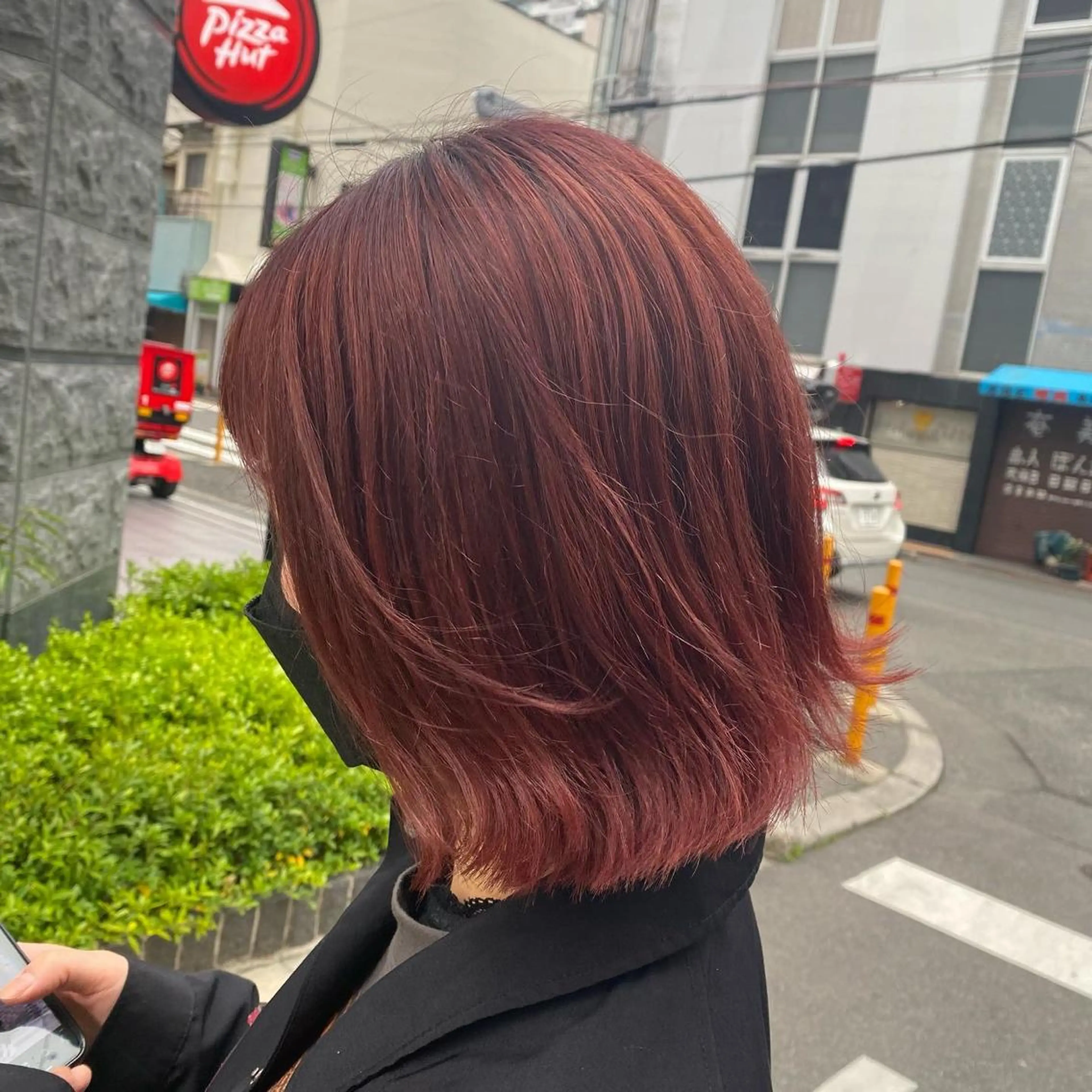 ショート カラー ブリーチ デザインカラー ハイトーンカラー 似合わせカット 柘原 颯太のヘアスタイル