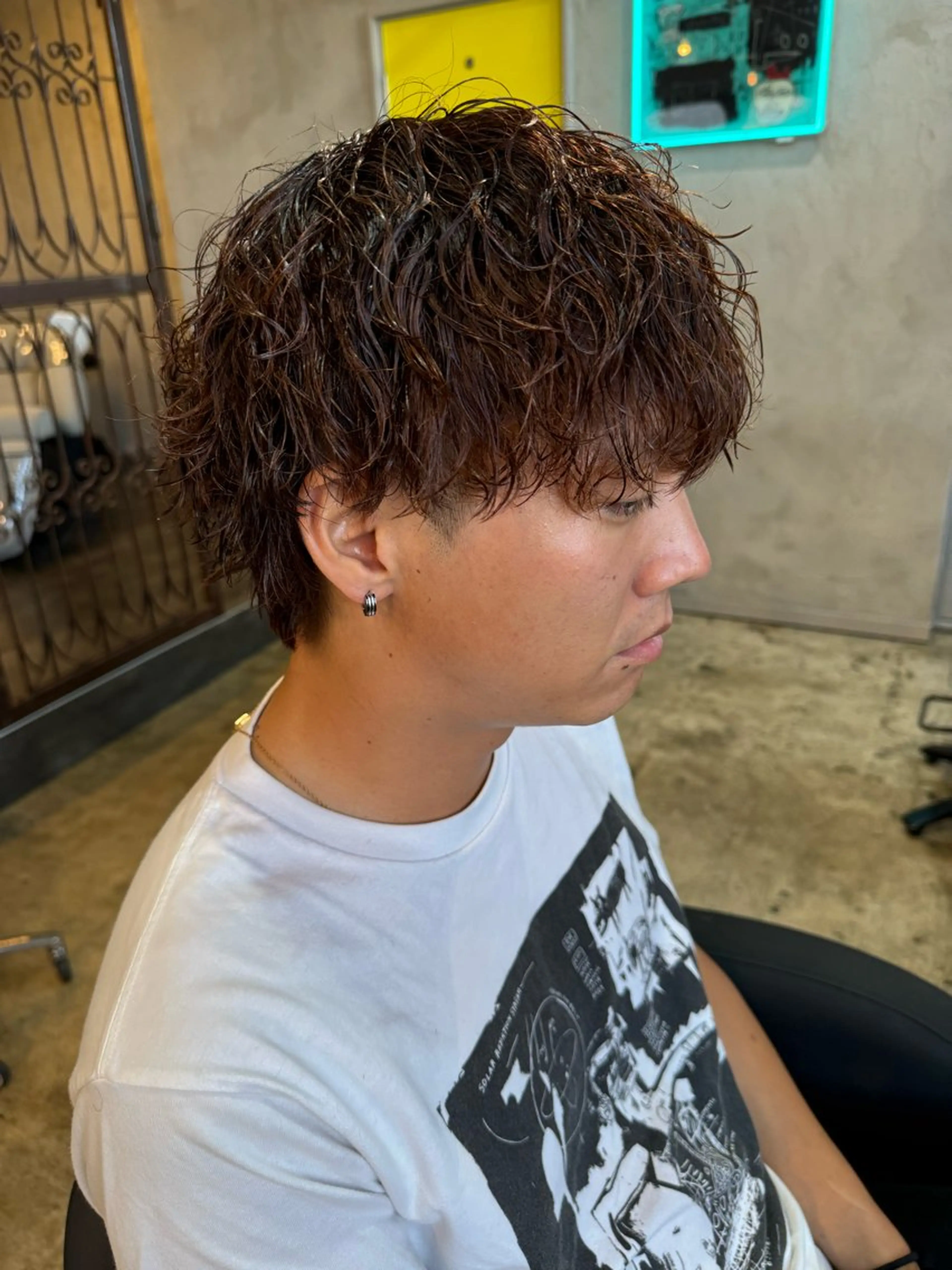 ショート パーマ メンズ メンズパーマ 🔥メンズ圧倒的人気 ROOOMEN松田隆のヘアスタイル